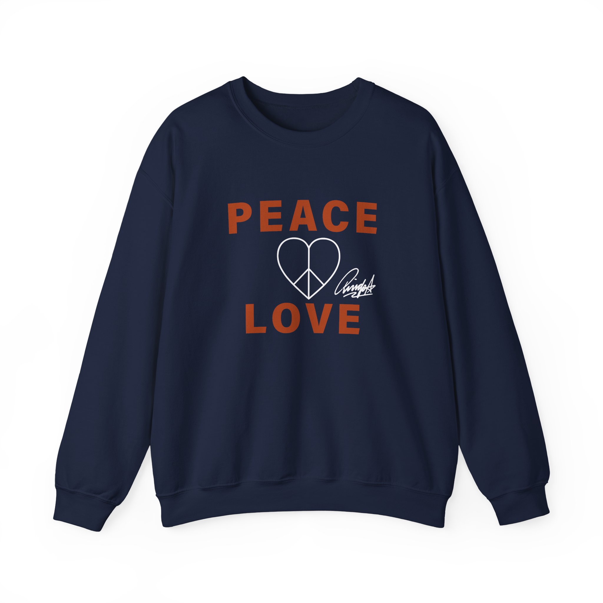 Ringo Starr Peace & Love Unisex Heavy Blendâ„¢ Crewneck Sweatshirt