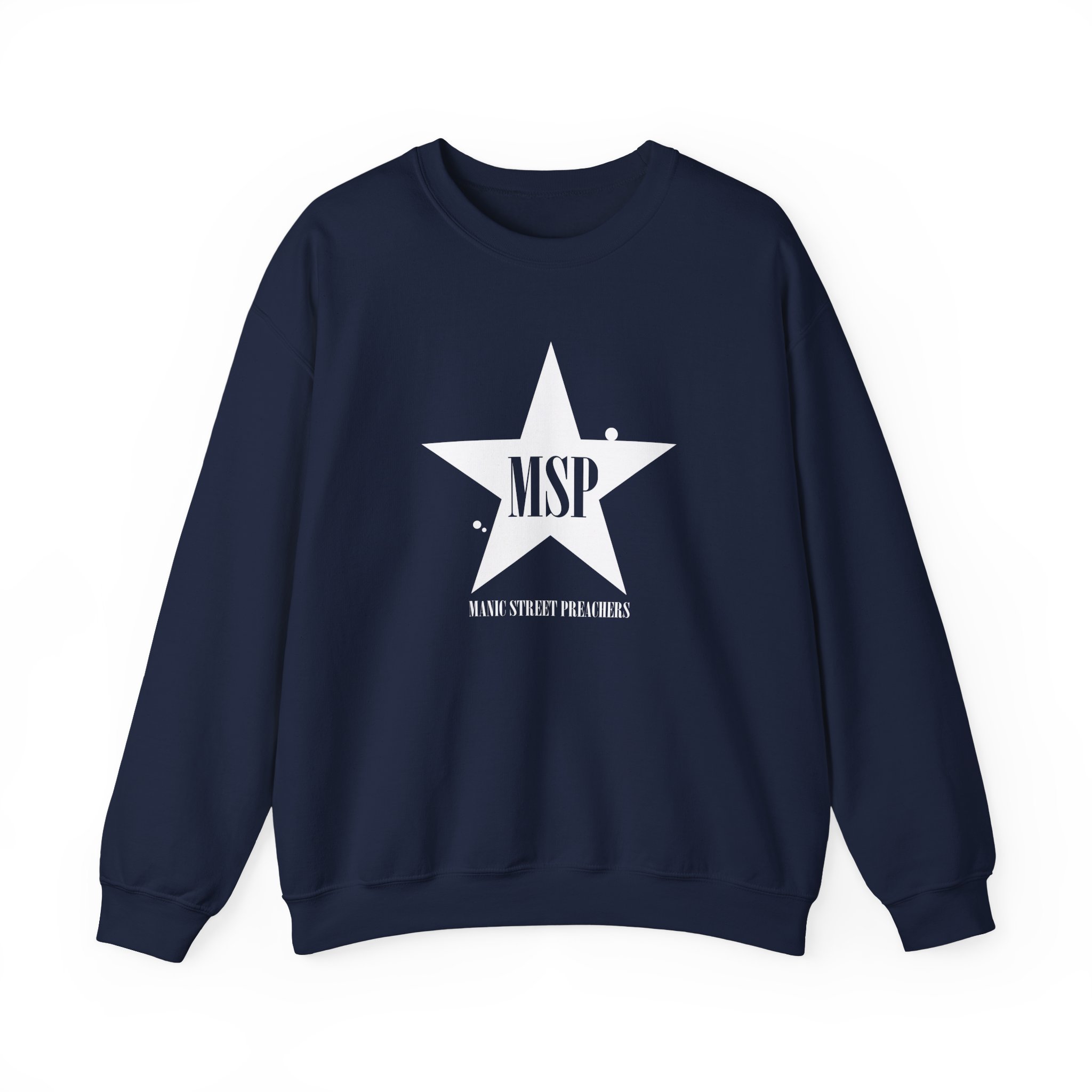 Manic Street Preachers Distressed Star Unisex Heavy Blendâ„¢ Crewneck Sweatshirt