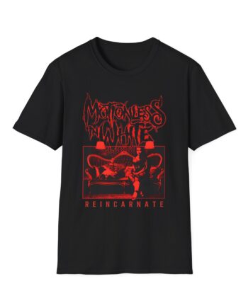 Motionless in White Red Reincarnate 10 Year Apocalypse Fest Unisex Softstyle T-Shirt