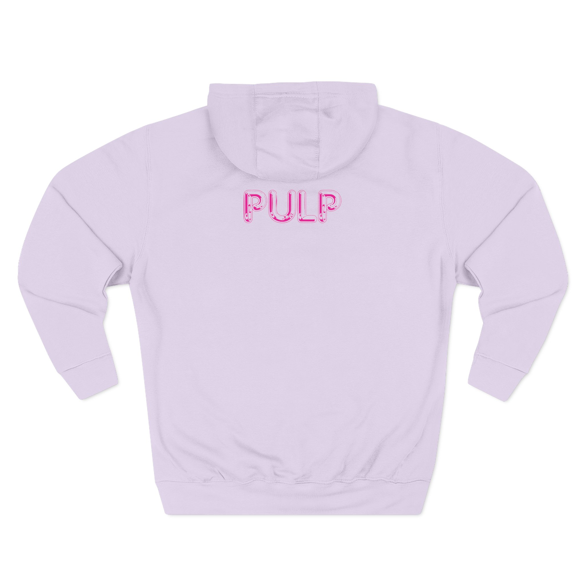 Pulp Let’s All Meet Up Ecru Three-Panel Fleece Hoodie