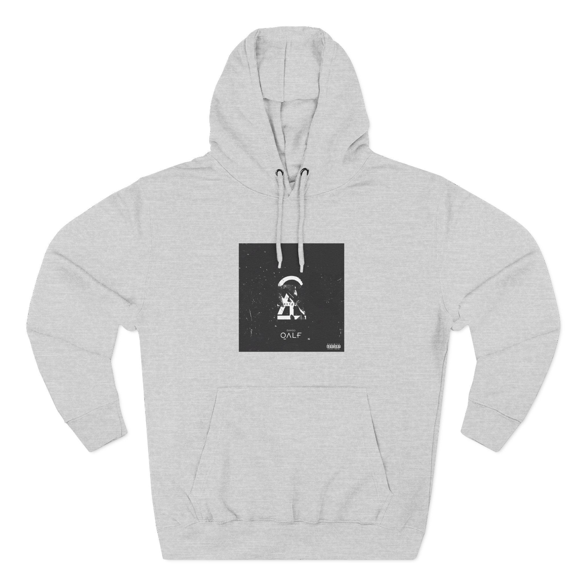 Qalf Tour Damso Album Three-Panel Fleece Hoodie