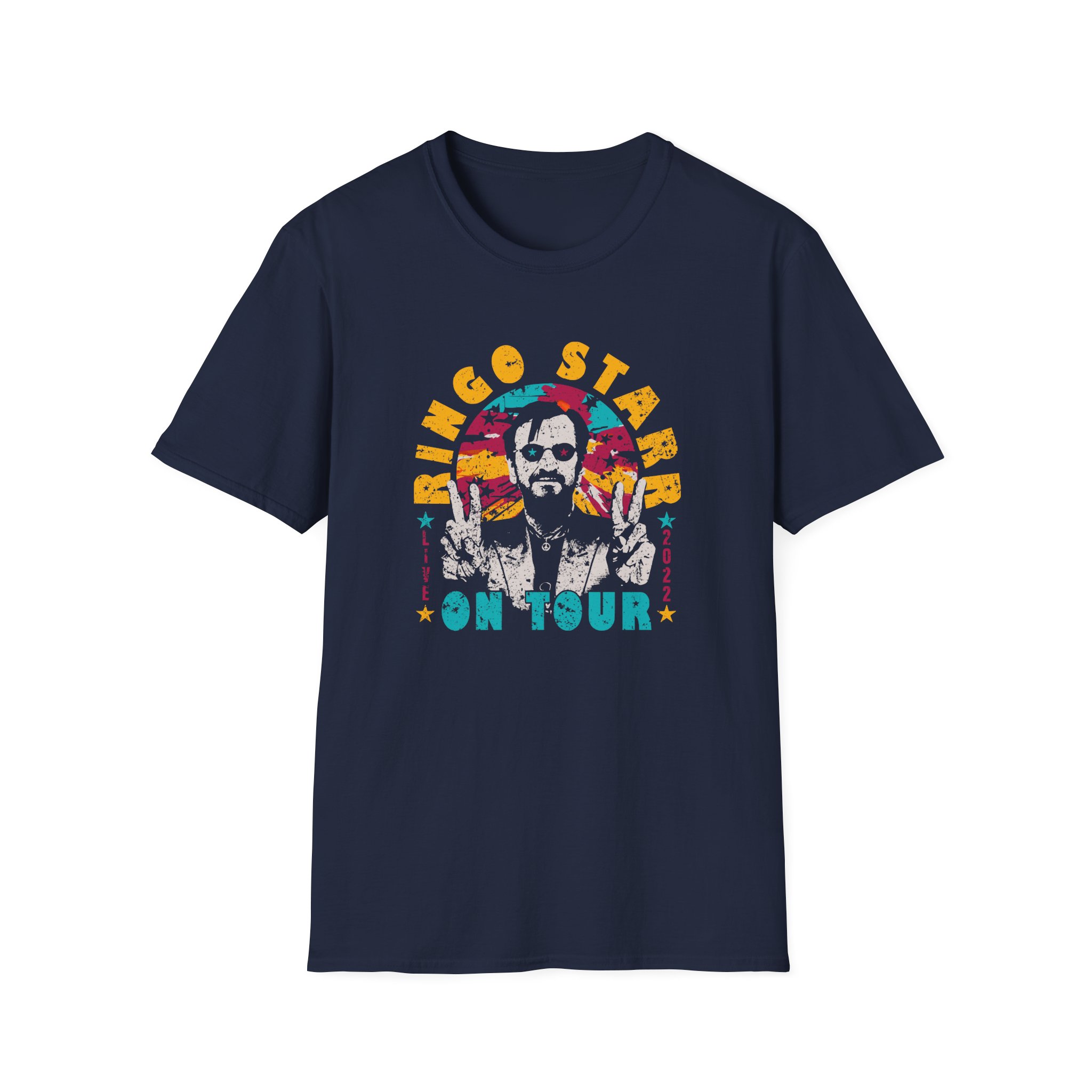 Ringo Starr Ringo on Tour Photo Unisex Softstyle T-Shirt