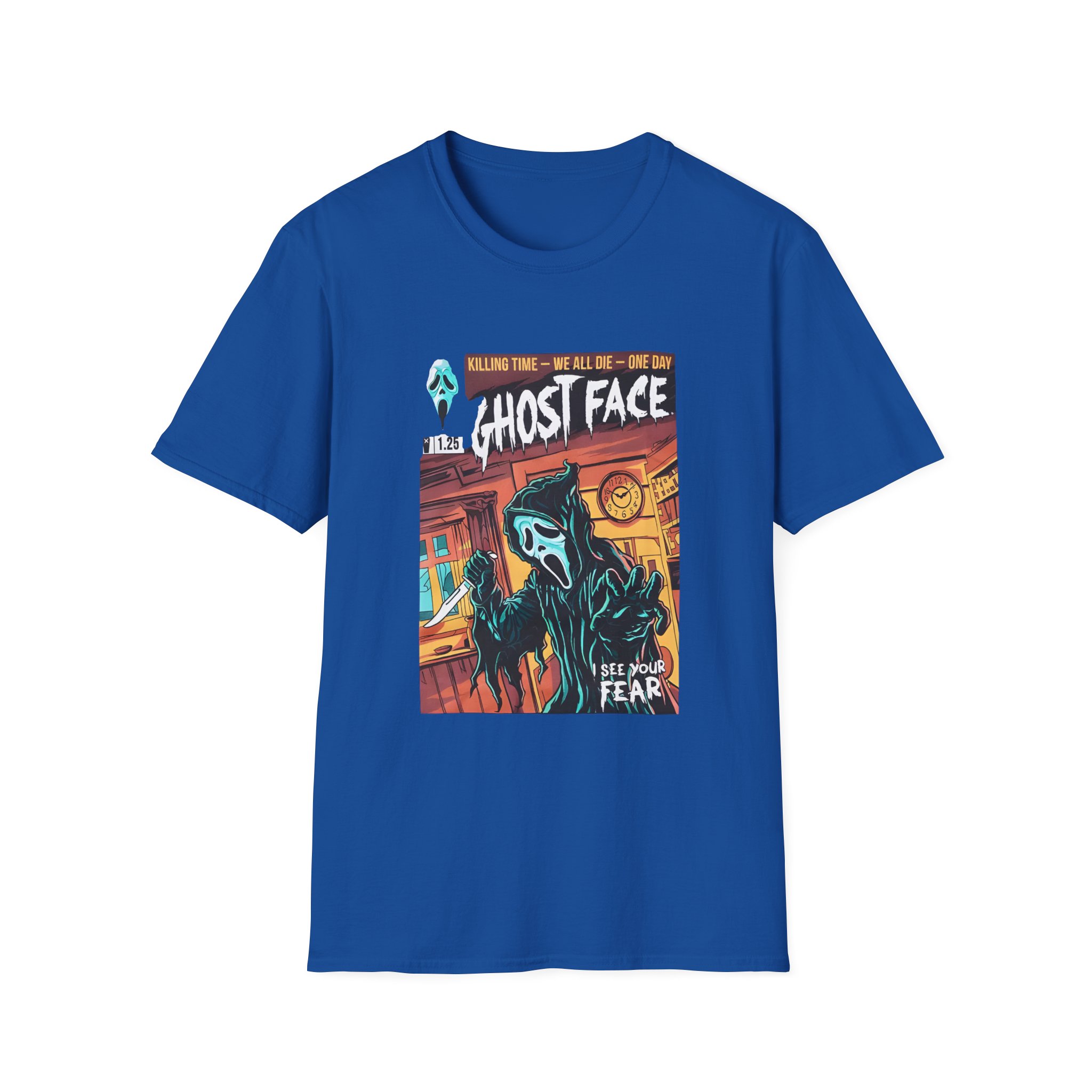 Ghostface Comic Cover Unisex Softstyle T-Shirt