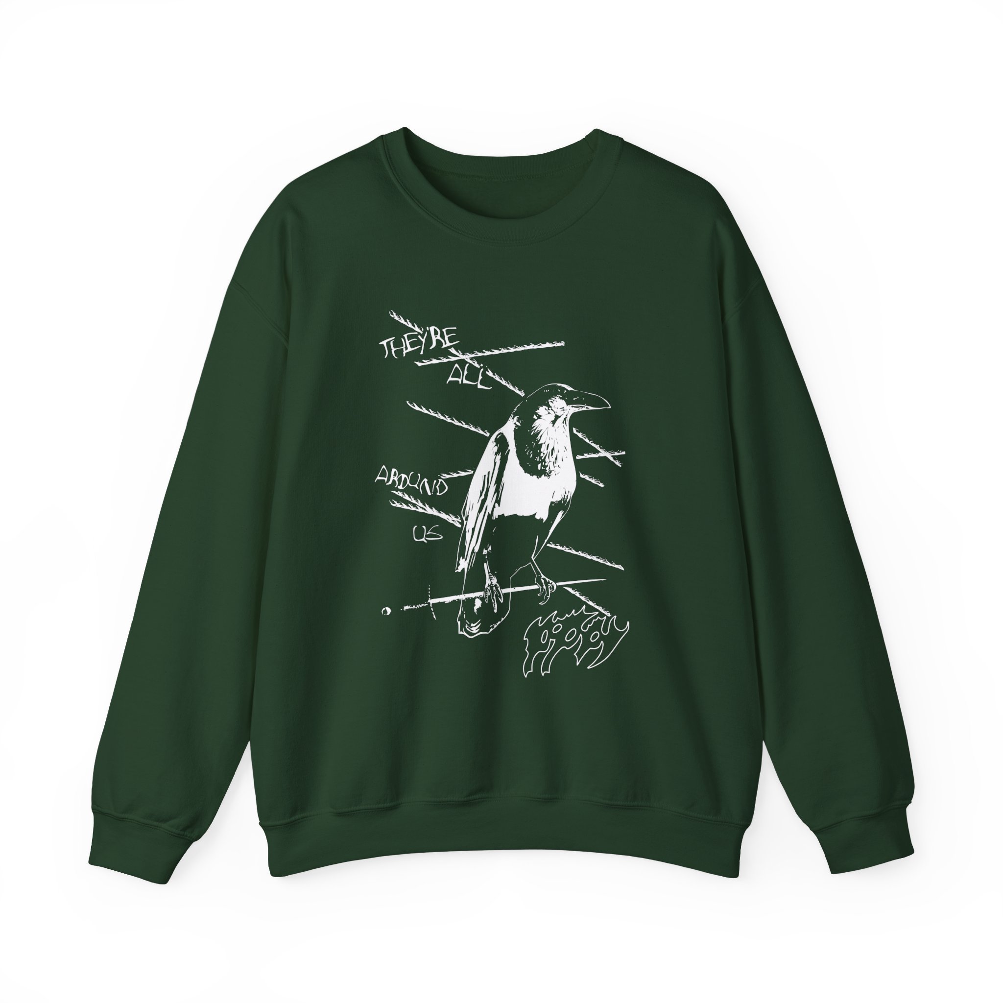 Poppy They're All Around Us Unisex Heavy Blendâ„¢ Crewneck Sweatshirt