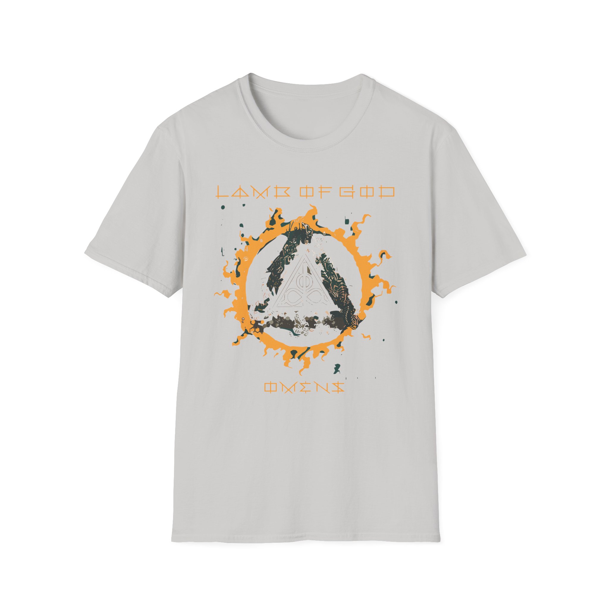 Lamb of God Omens Triangle Unisex Softstyle T-Shirt
