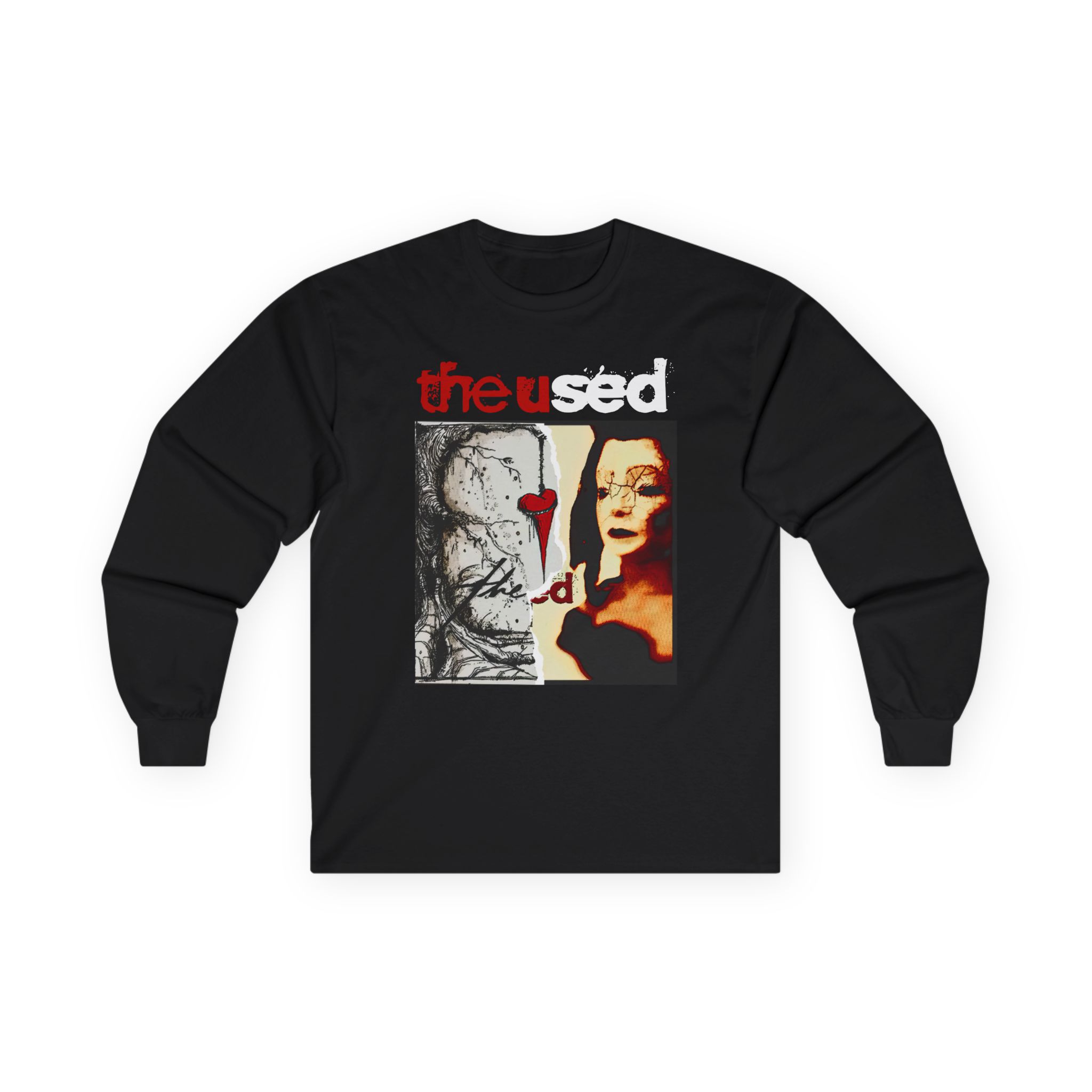 The Used Split Unisex Ultra Cotton Long Sleeve Tee