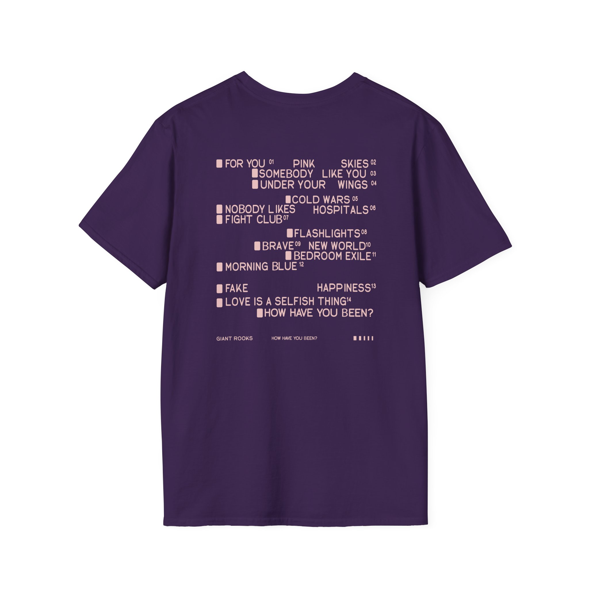 Giant Rooks Tracklisting Unisex Softstyle T-Shirt