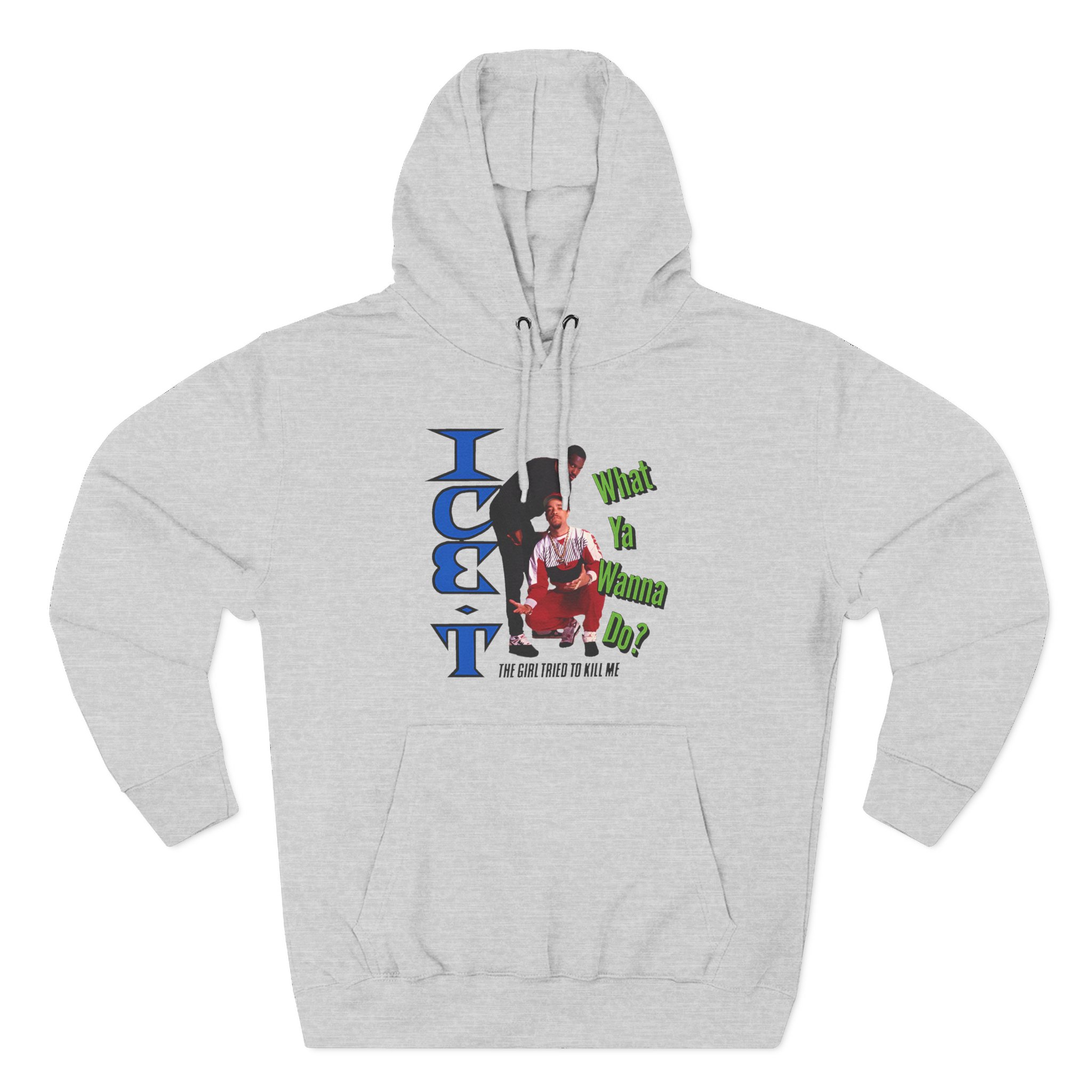 Ice-t What Ya Wanna Do Three-Panel Fleece Hoodie