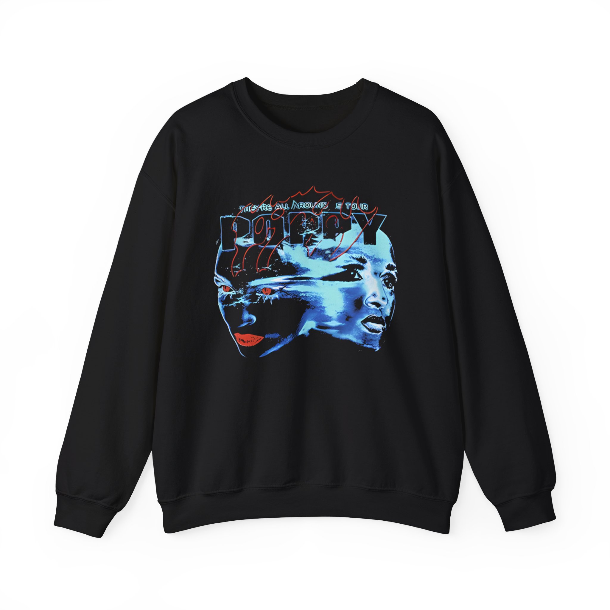 Poppy They Are All Around Us Tour Unisex Heavy Blendâ„¢ Crewneck Sweatshirt