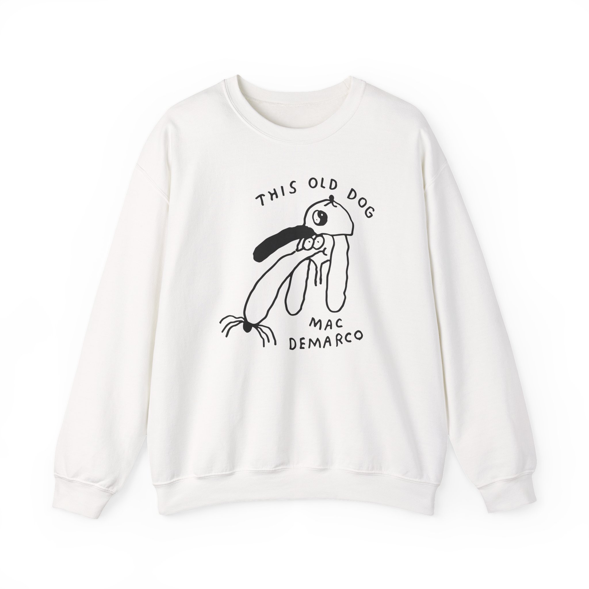 Mac Demarco Dog Doodle Unisex Heavy Blendâ„¢ Crewneck Sweatshirt