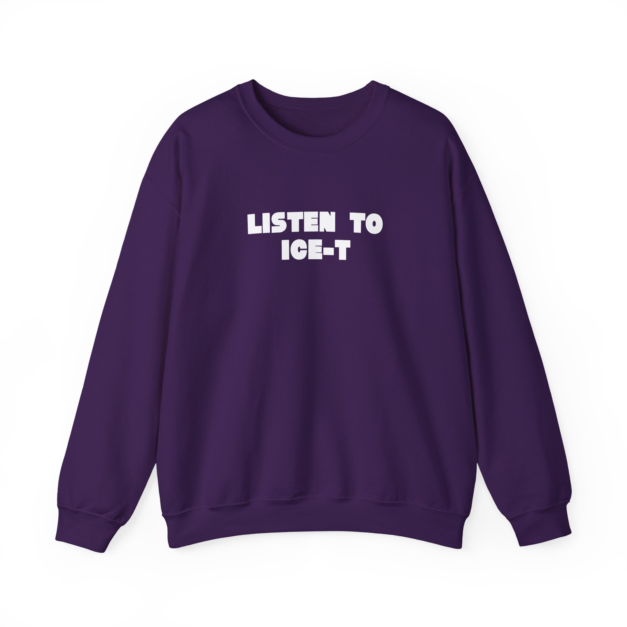 Ice-t Listen To Unisex Heavy Blendâ„¢ Crewneck Sweatshirt