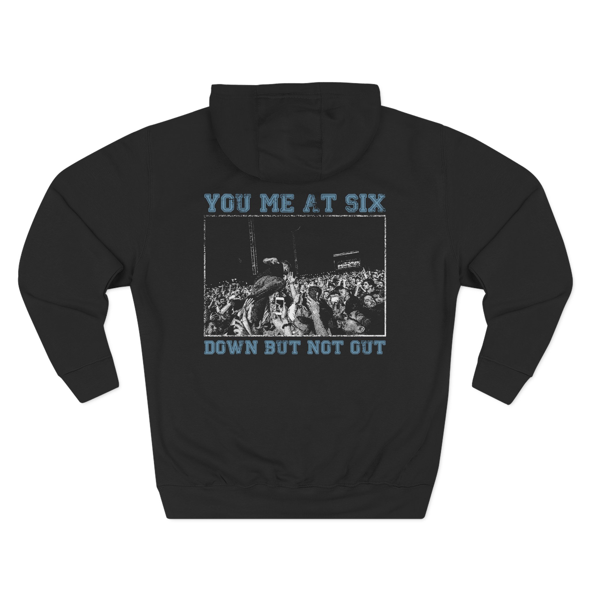 You Me at Six Dbno Three-Panel Fleece Hoodie