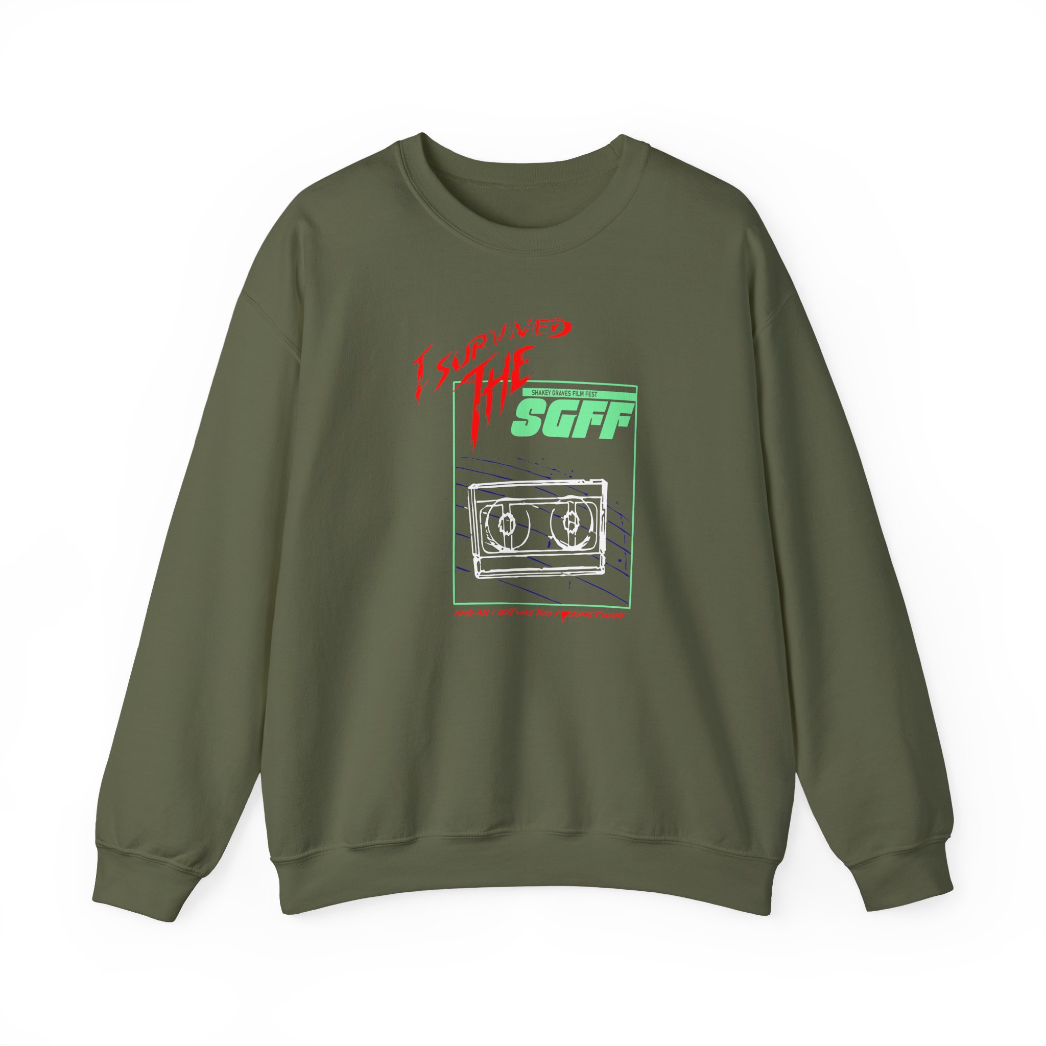 Shakey Graves Film Festival Unisex Heavy Blendâ„¢ Crewneck Sweatshirt