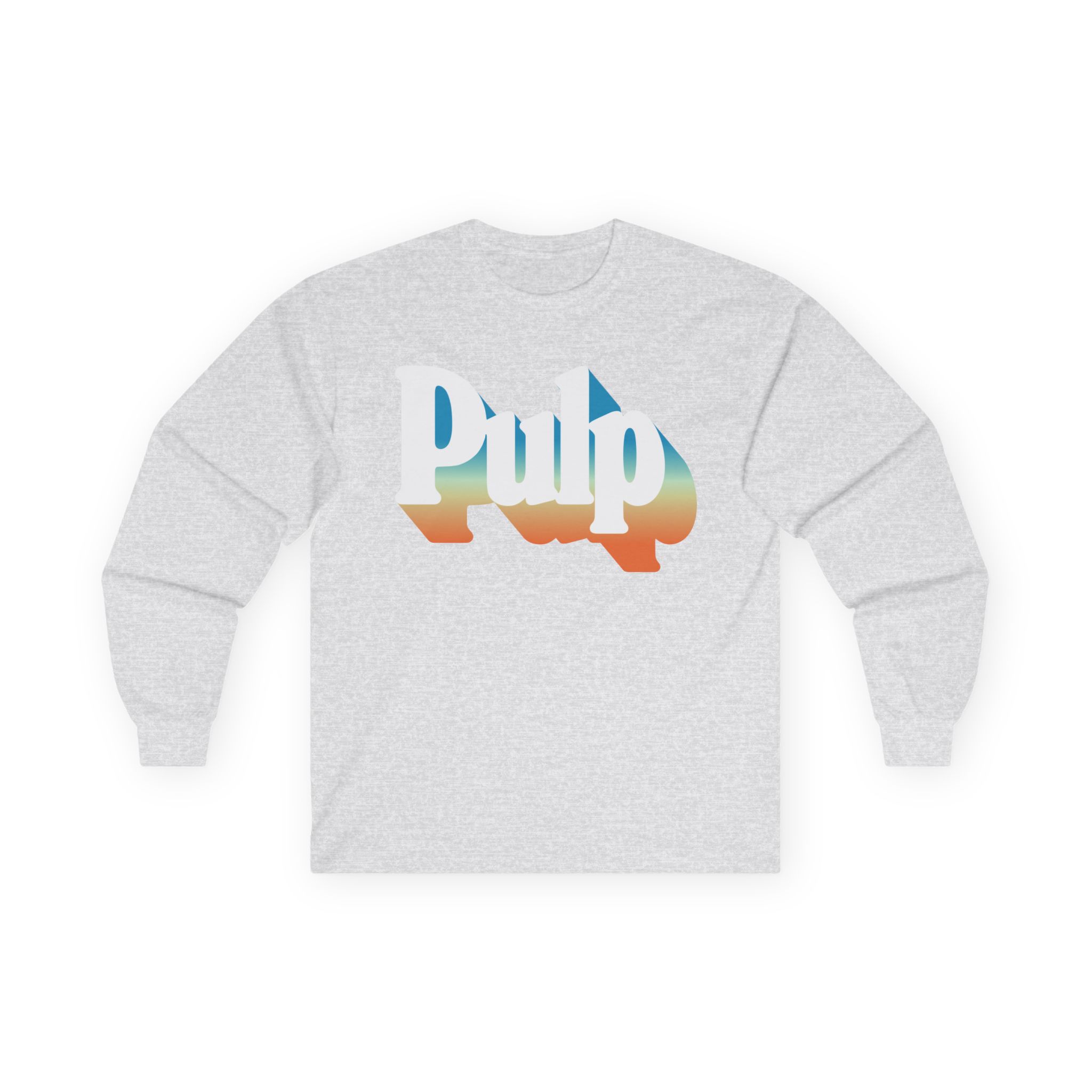 Pulp Gradient Logo Unisex Ultra Cotton Long Sleeve Tee