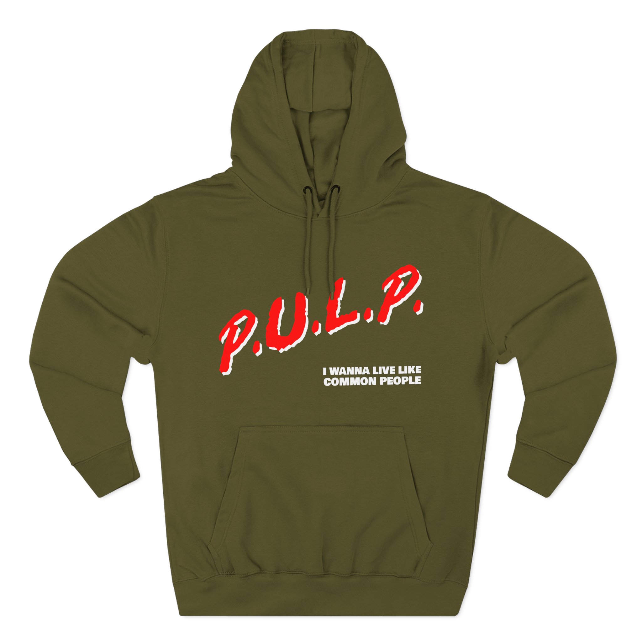 Pulp Three-Panel Fleece Hoodie