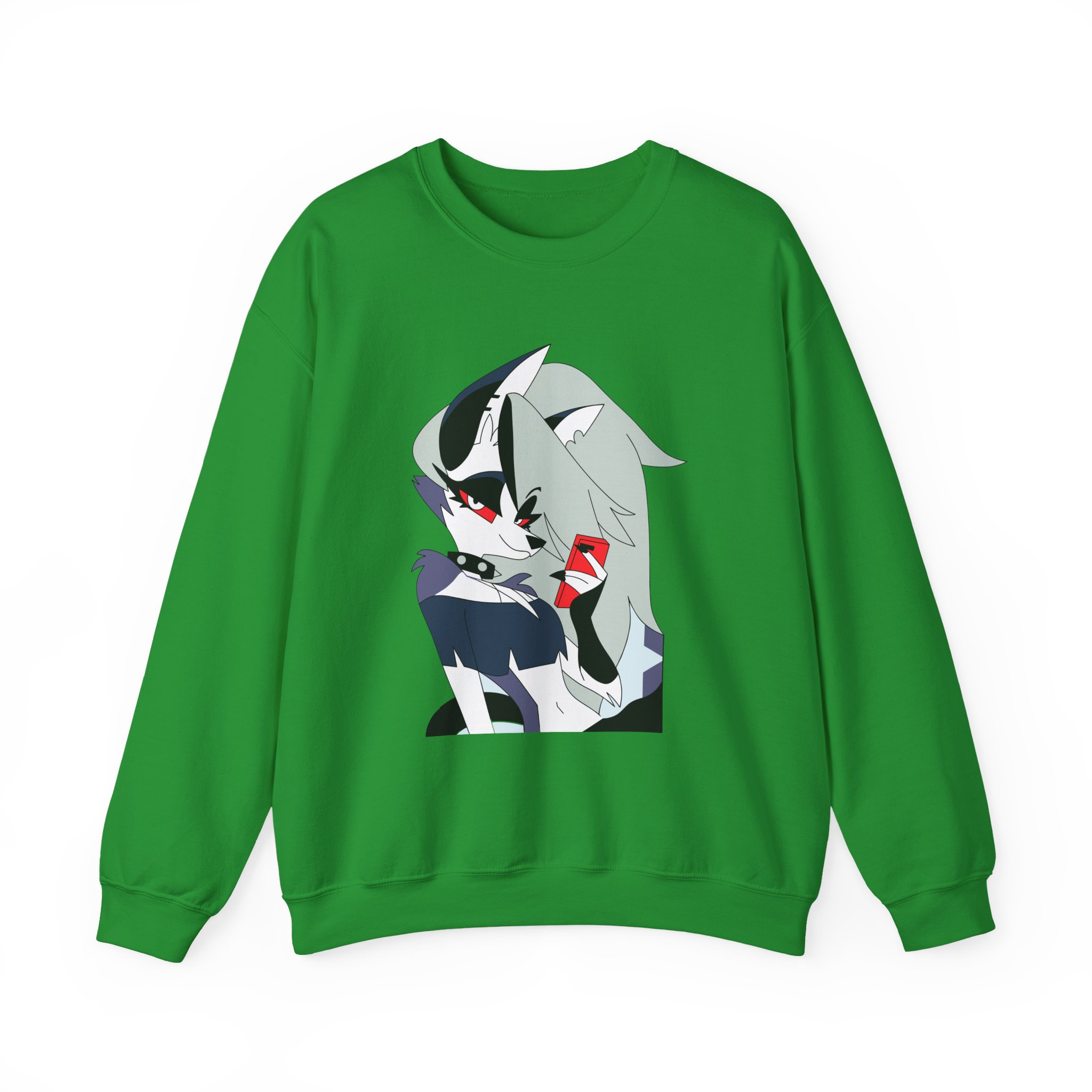 Helluva Boss Loona Unisex Heavy Blendâ„¢ Crewneck Sweatshirt