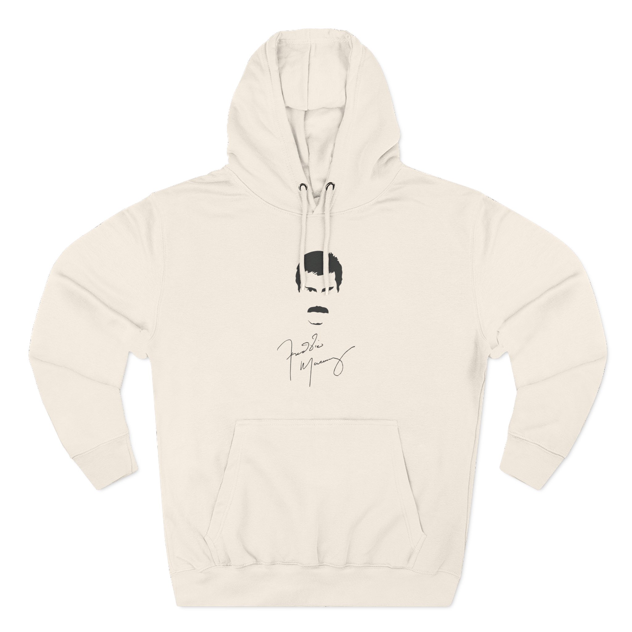 F M Three-Panel Fleece Hoodie