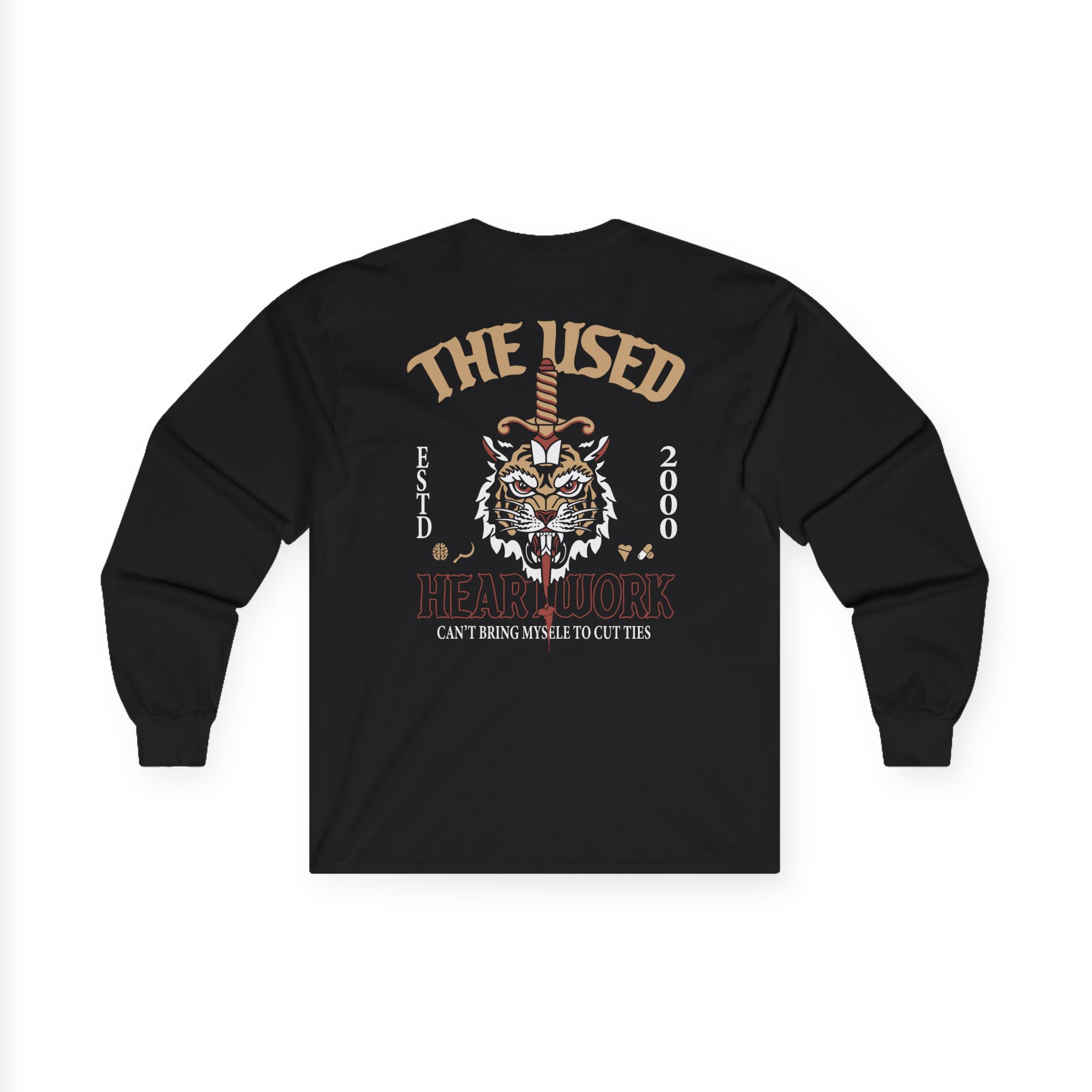 The Used Self Titled 25 Year Unisex Ultra Cotton Long Sleeve Tee