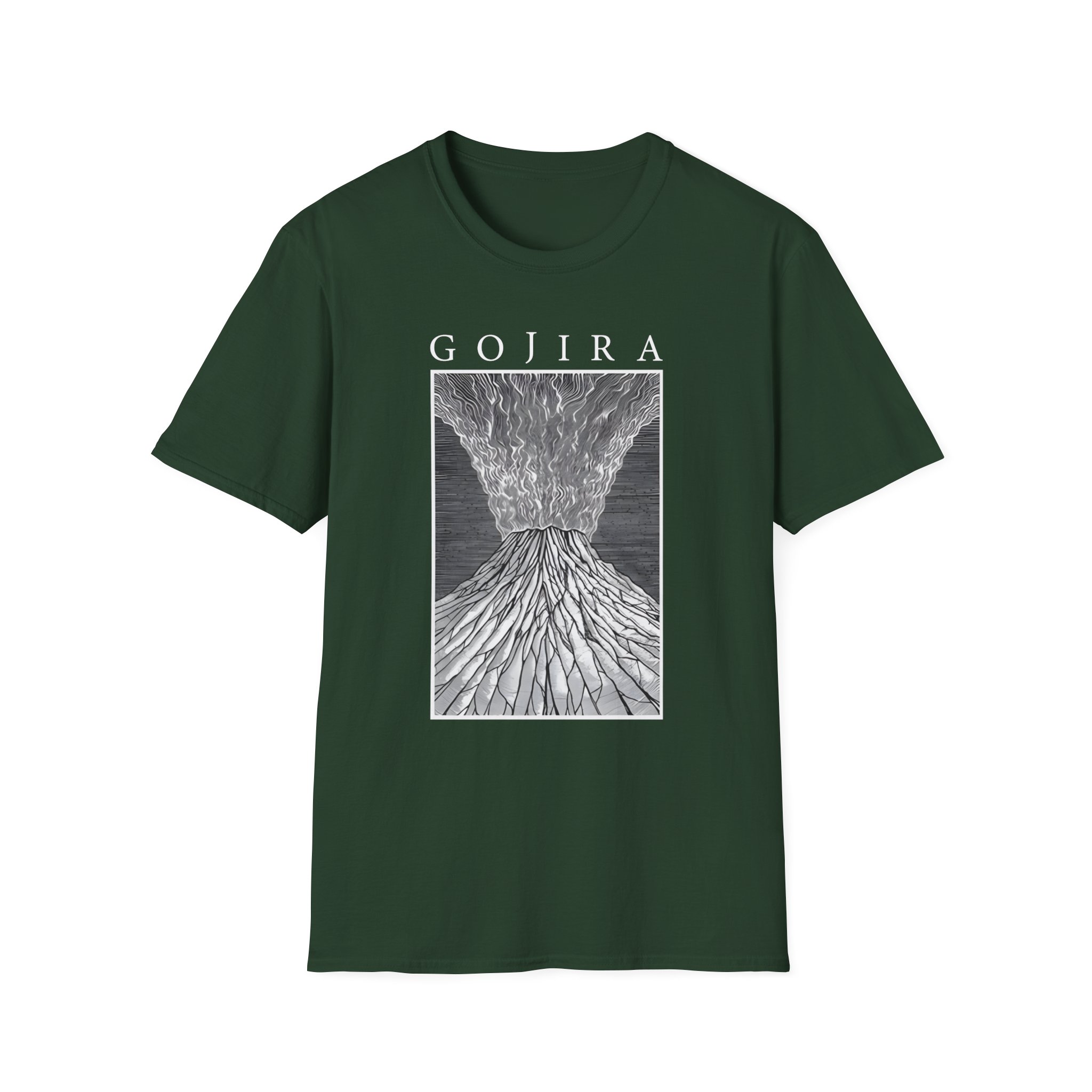 Gojira Magma Sketch Unisex Softstyle T-Shirt