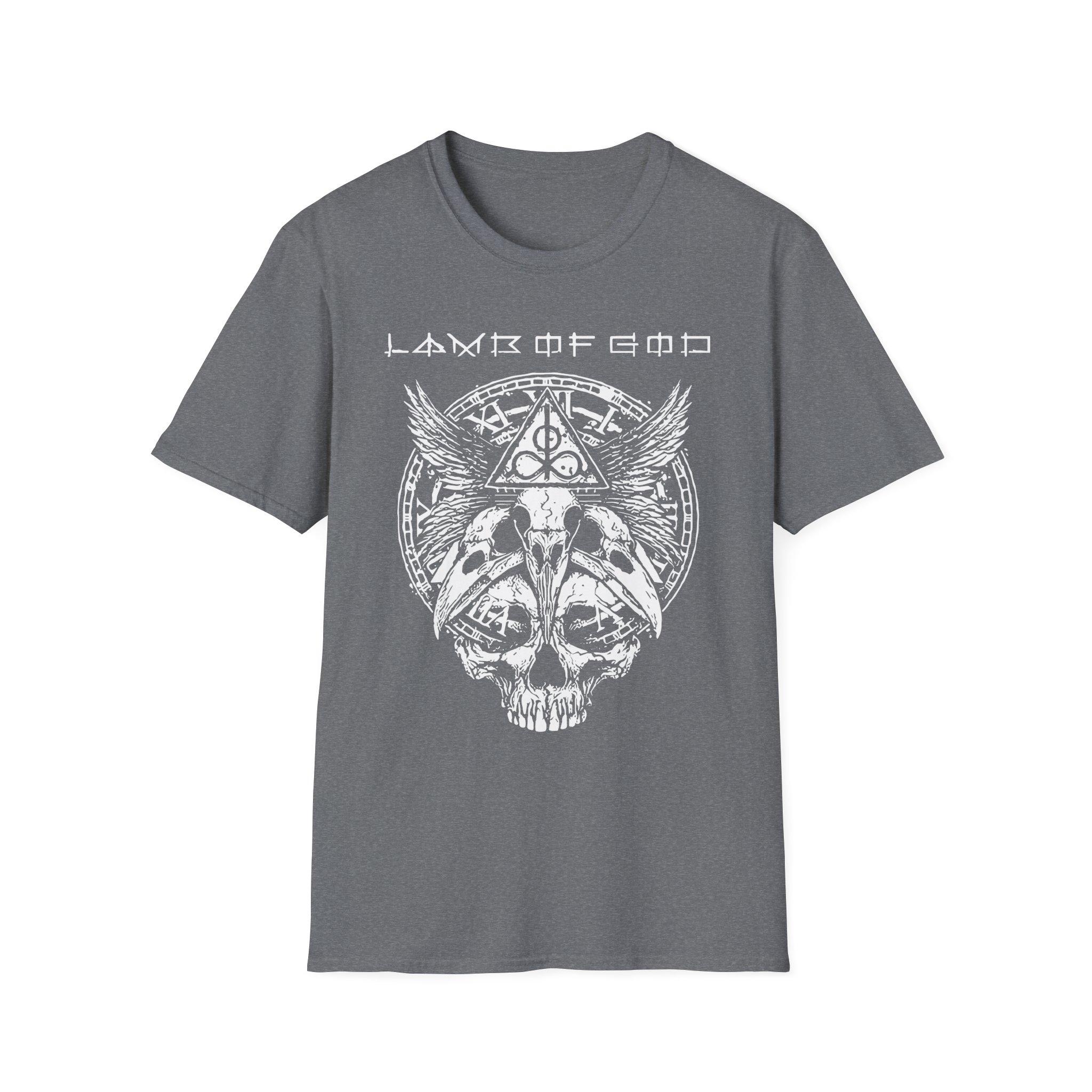 Lamb of God Time Skull Unisex Softstyle T-Shirt