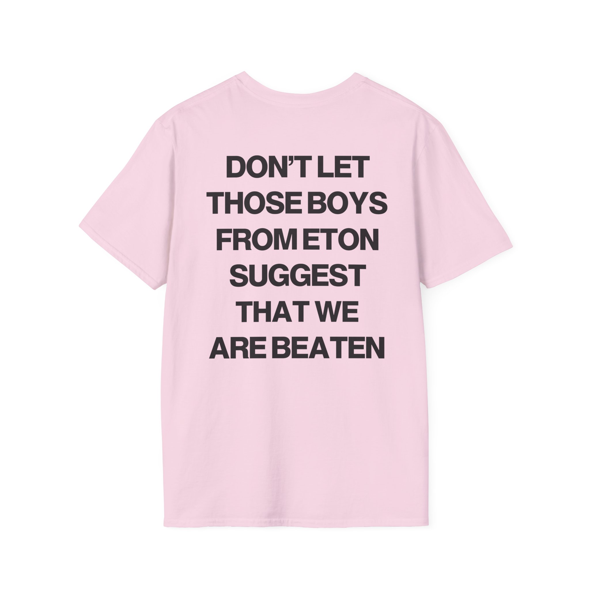 Manic Street Preachers Boys From Eton Unisex Softstyle T-Shirt