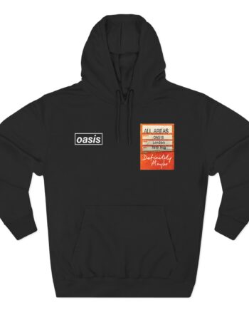 Oasis Setlist Three-Panel Fleece Hoodie