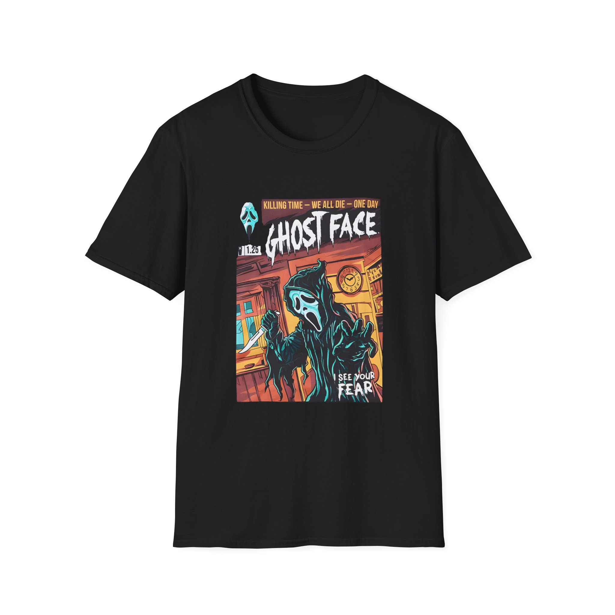 Ghostface Comic Cover Unisex Softstyle T-Shirt