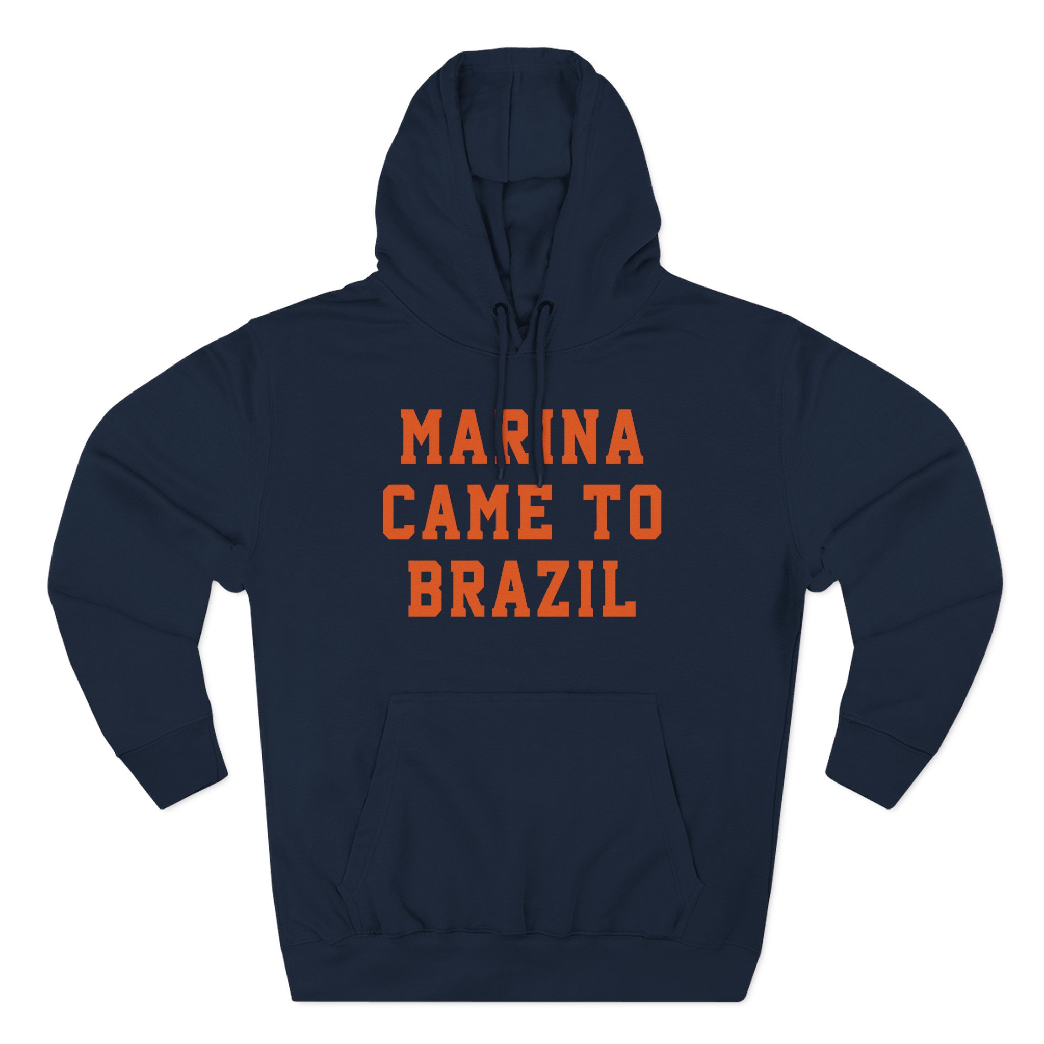 Marina Came to Brazil Three-Panel Fleece Hoodie