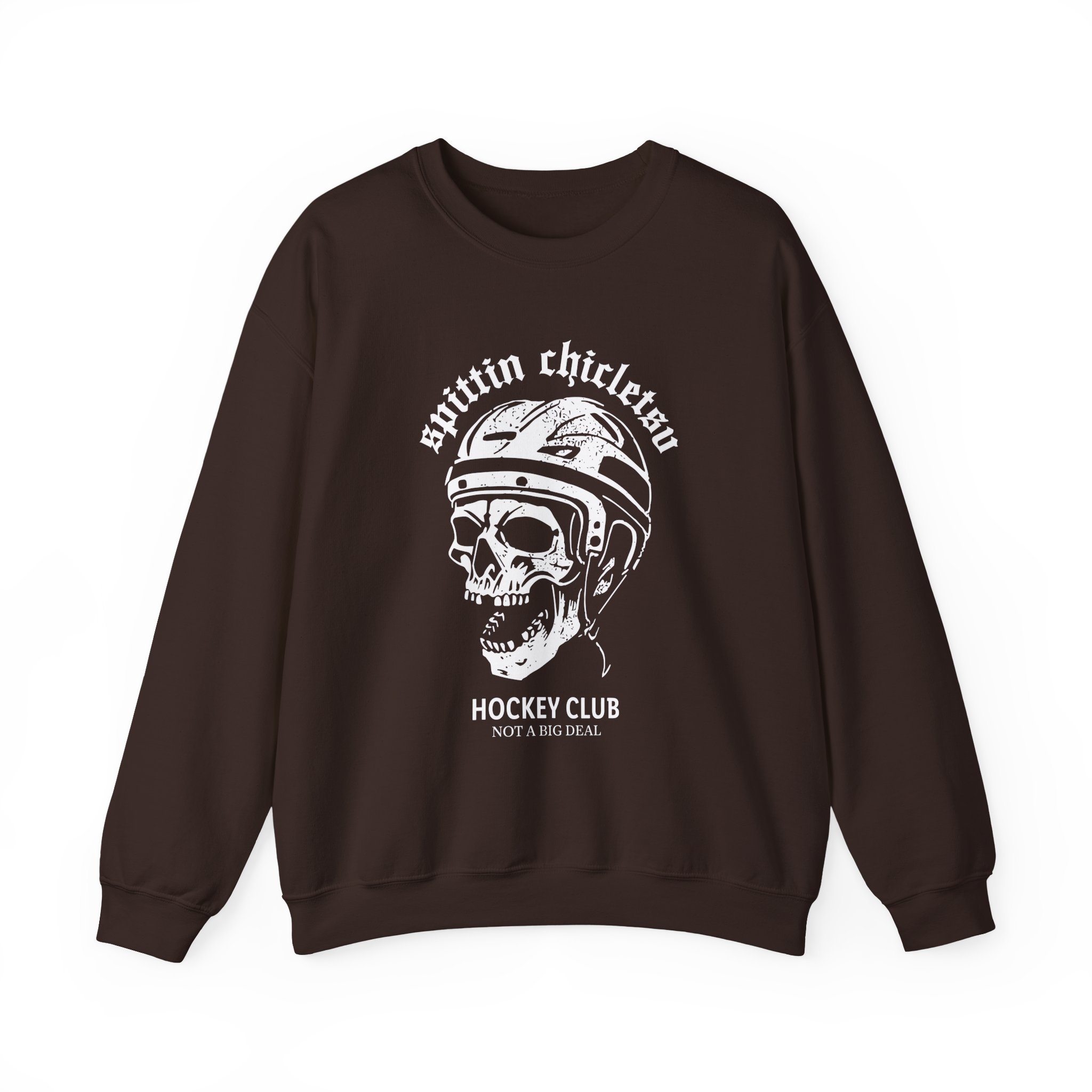 Spittin Chiclets Hockey Club Skul Unisex Heavy Blendâ„¢ Crewneck Sweatshirt