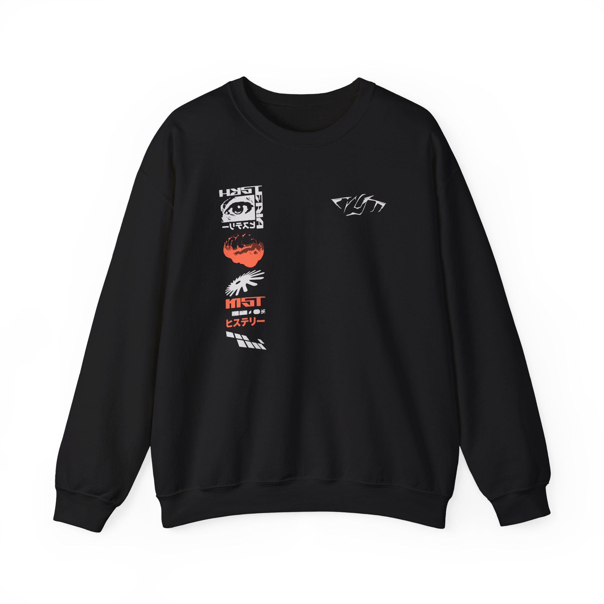 Moist Hysteria Static Unisex Heavy Blendâ„¢ Crewneck Sweatshirt