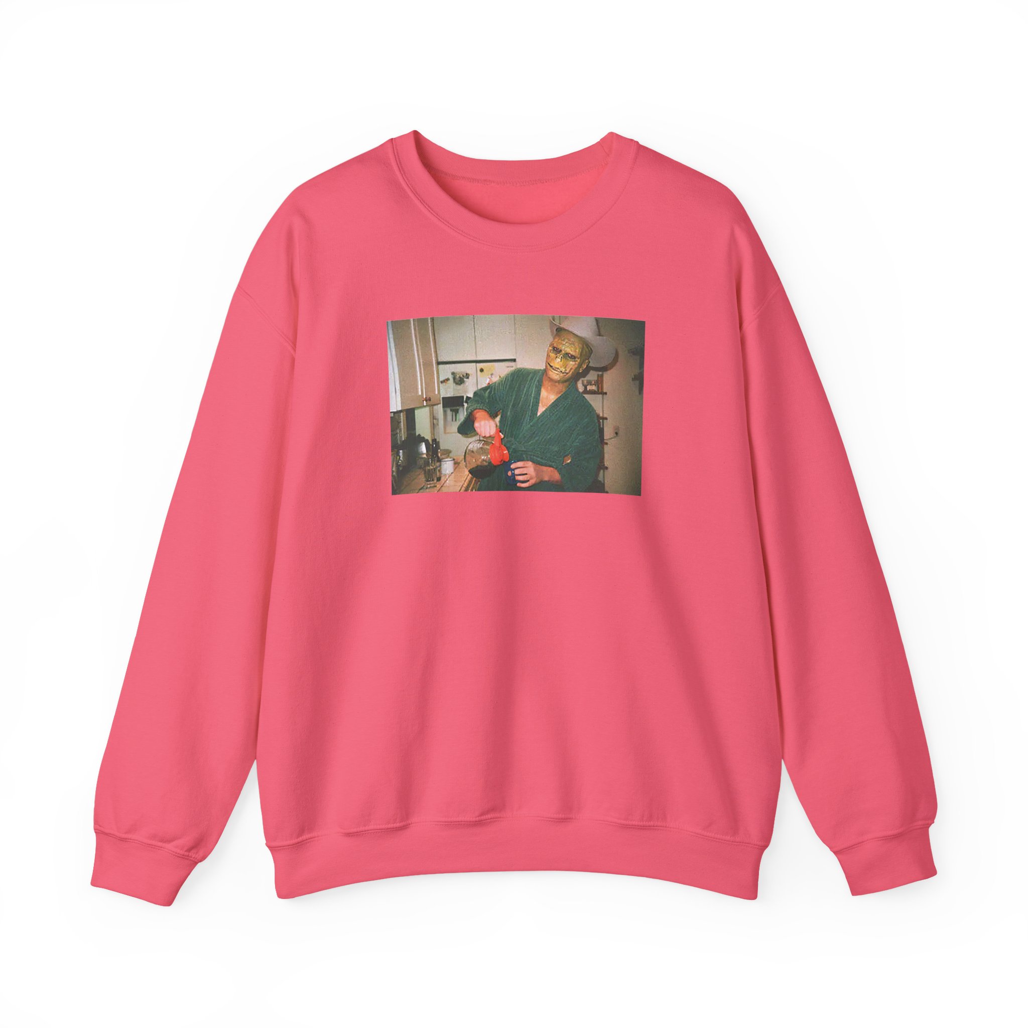 Mac Demarco Lizard Man Coffee Unisex Heavy Blendâ„¢ Crewneck Sweatshirt