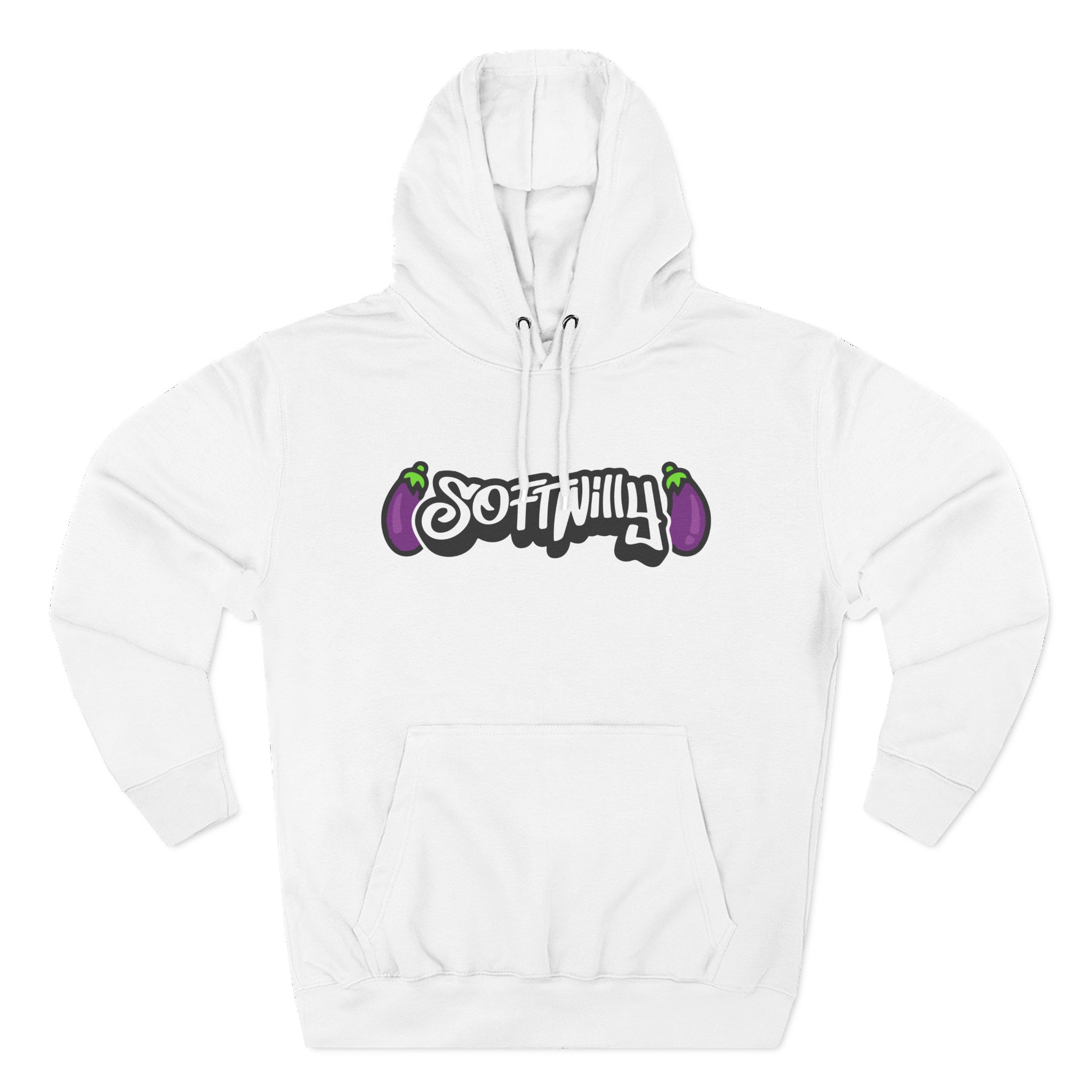 Softwilly Three-Panel Fleece Hoodie