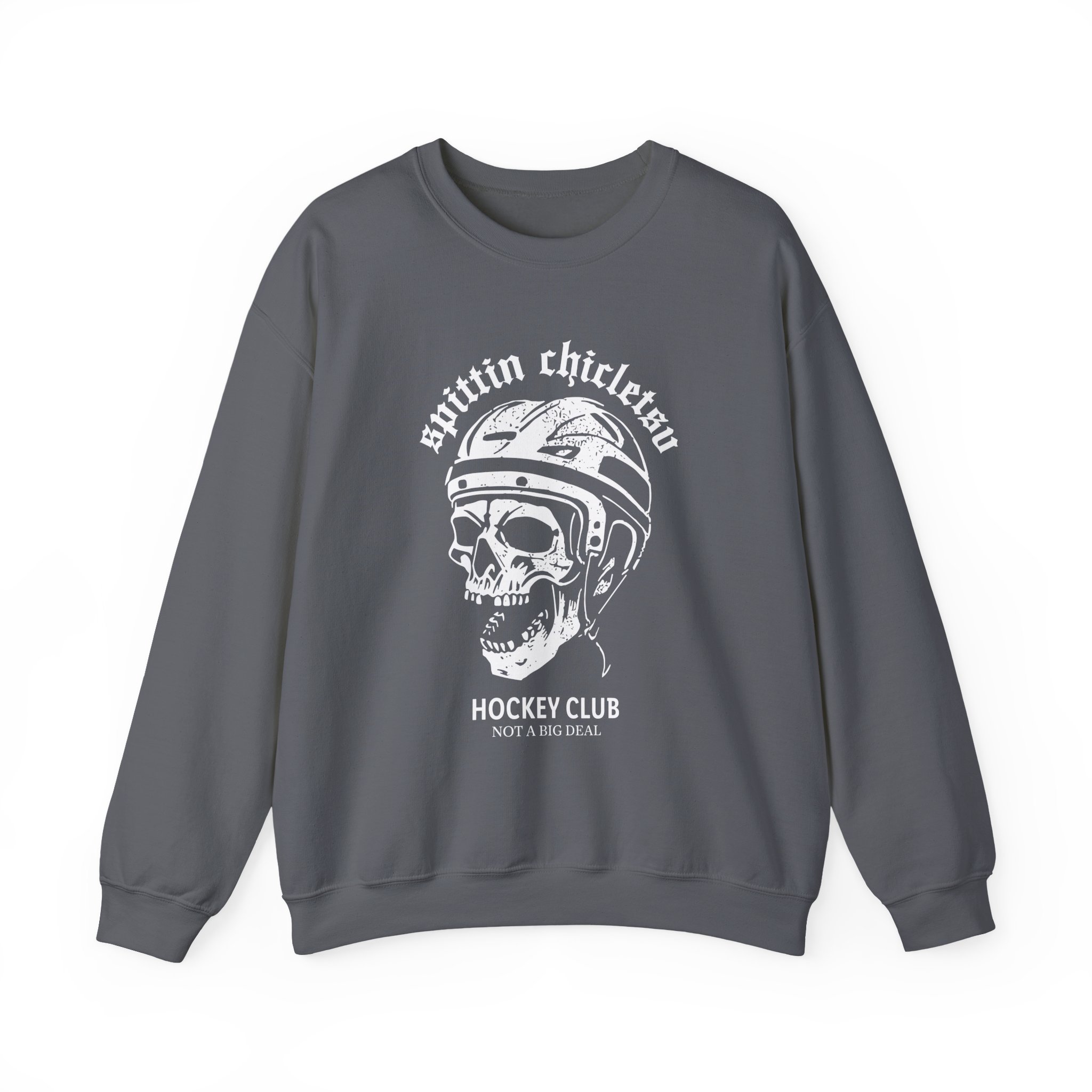 Spittin Chiclets Hockey Club Skul Unisex Heavy Blendâ„¢ Crewneck Sweatshirt