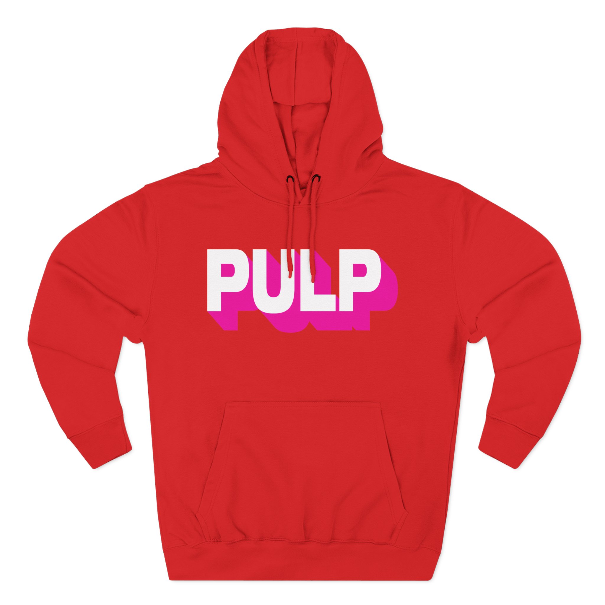 Pulp Logo Three-Panel Fleece Hoodie