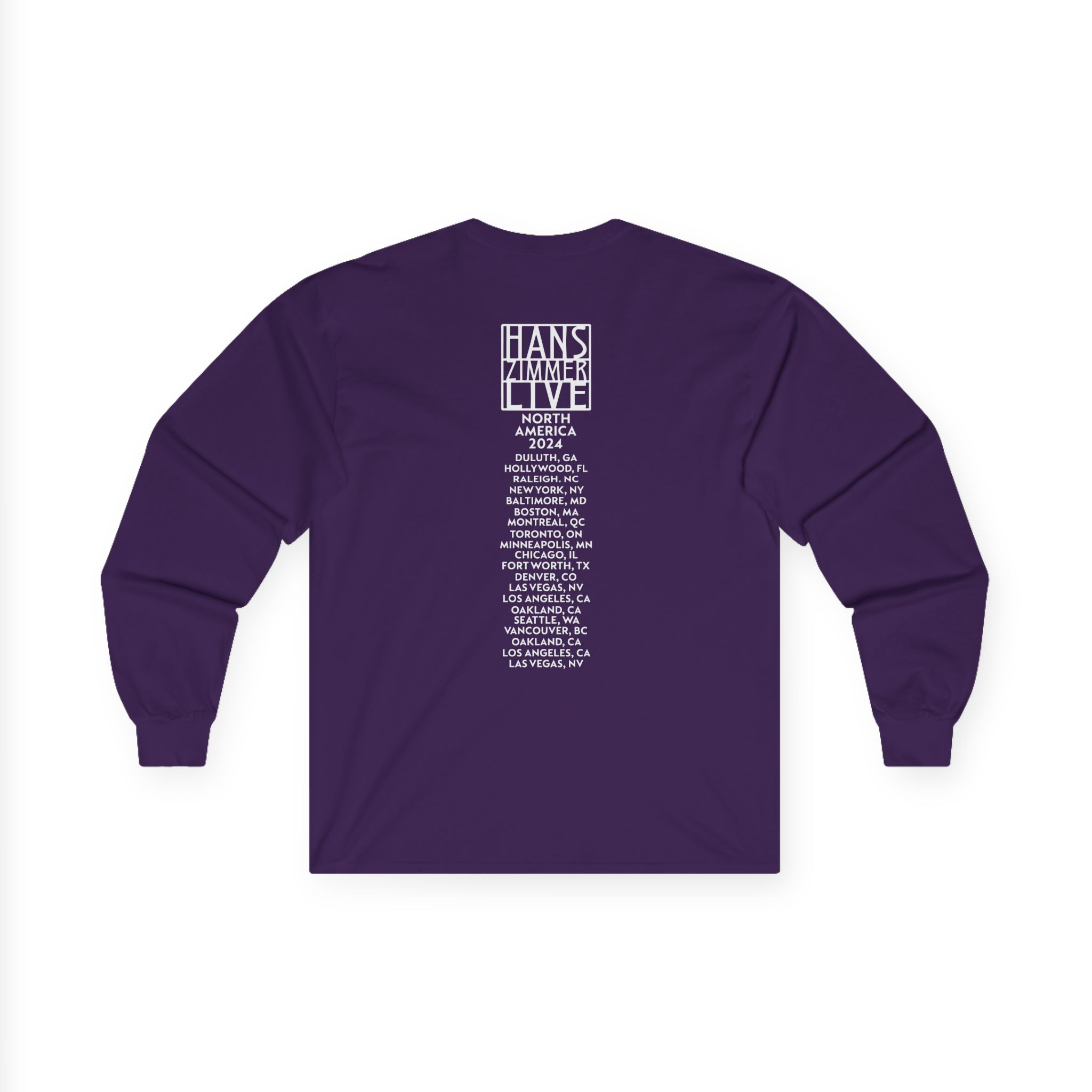 Hans Zimmer Logo Tour Unisex Ultra Cotton Long Sleeve Tee