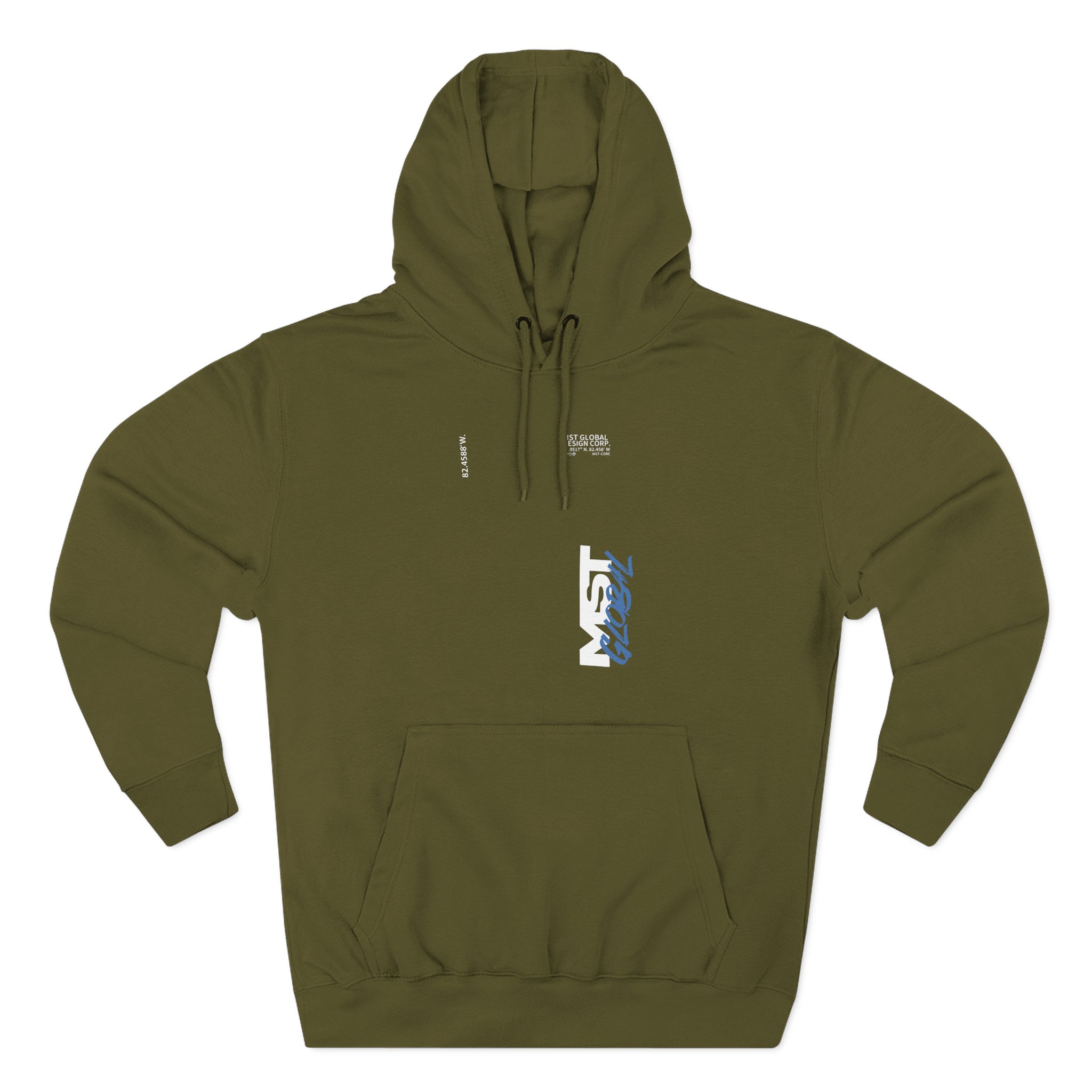 Moist Mst Global Three-Panel Fleece Hoodie