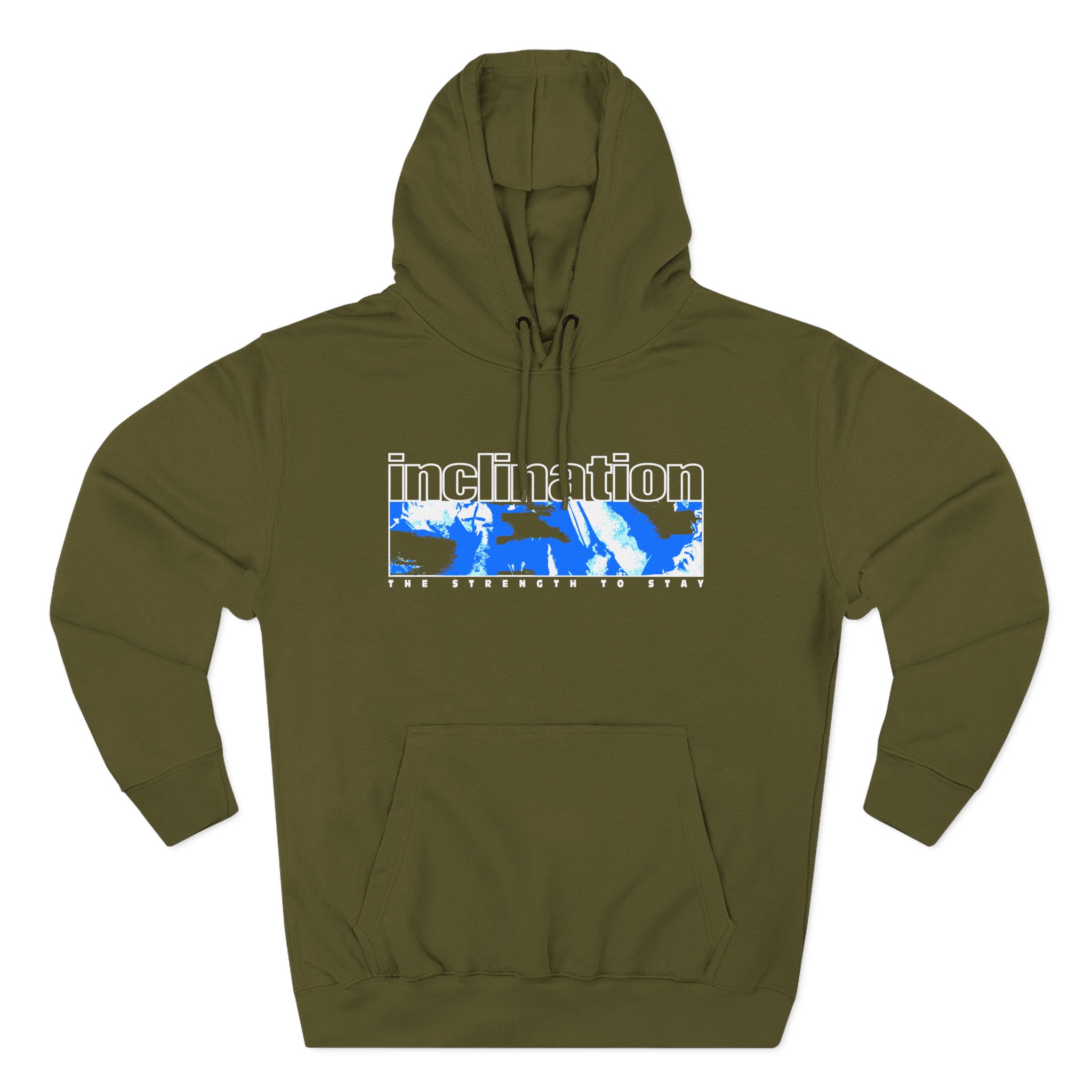 Inclination the Strength to Stay Three-Panel Fleece Hoodie