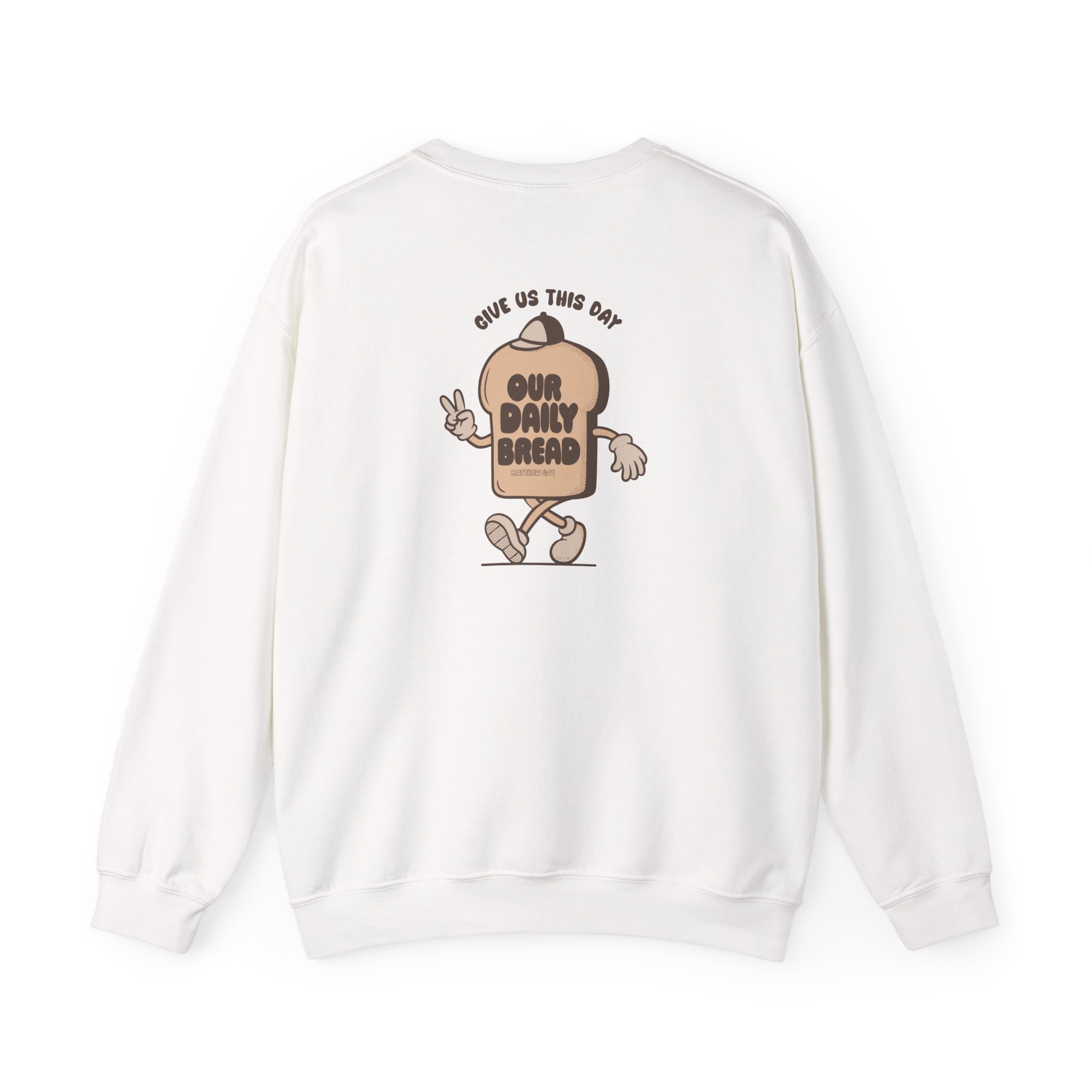 Daily Bread Mushroom Unisex Heavy Blendâ„¢ Crewneck Sweatshirt