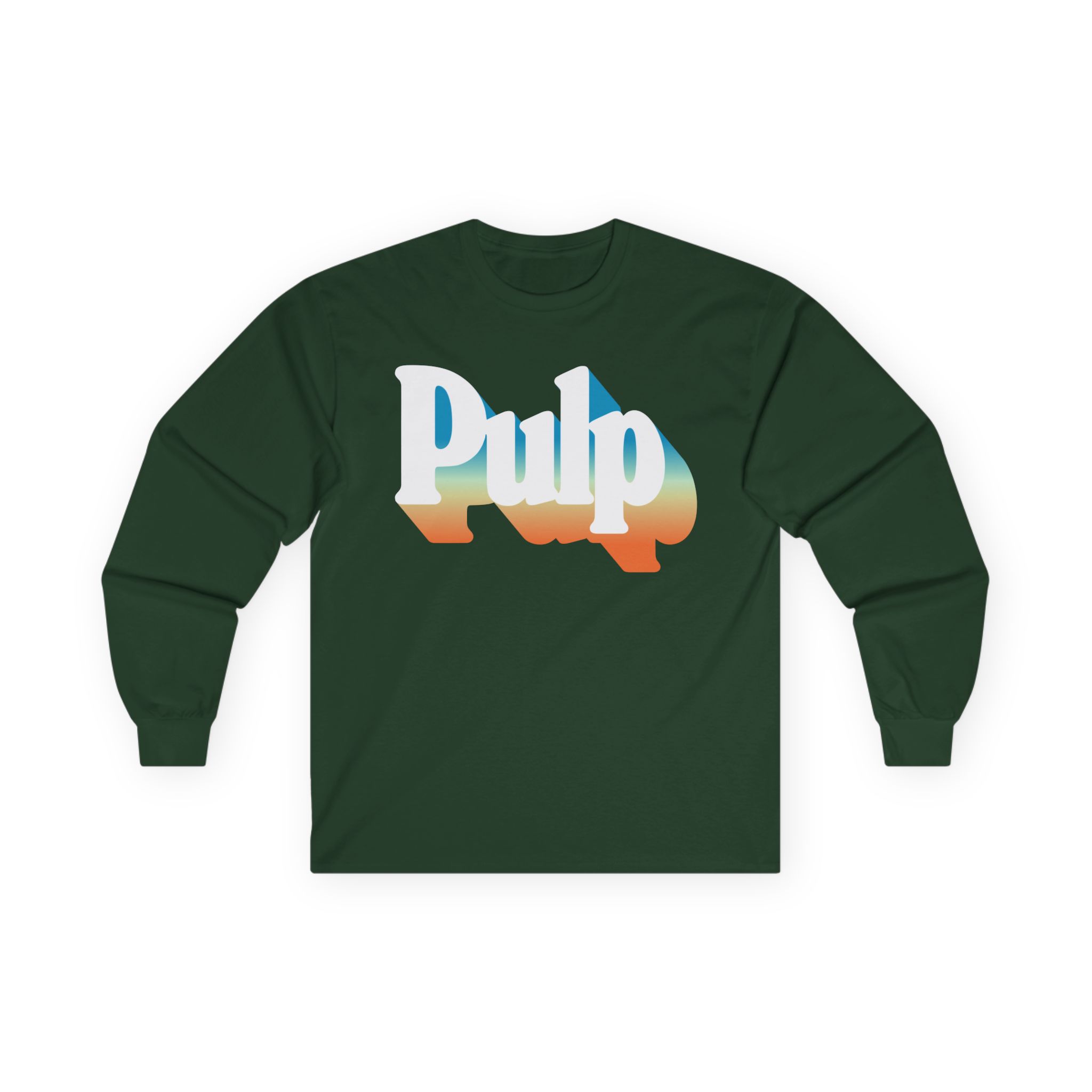 Pulp Gradient Logo Unisex Ultra Cotton Long Sleeve Tee