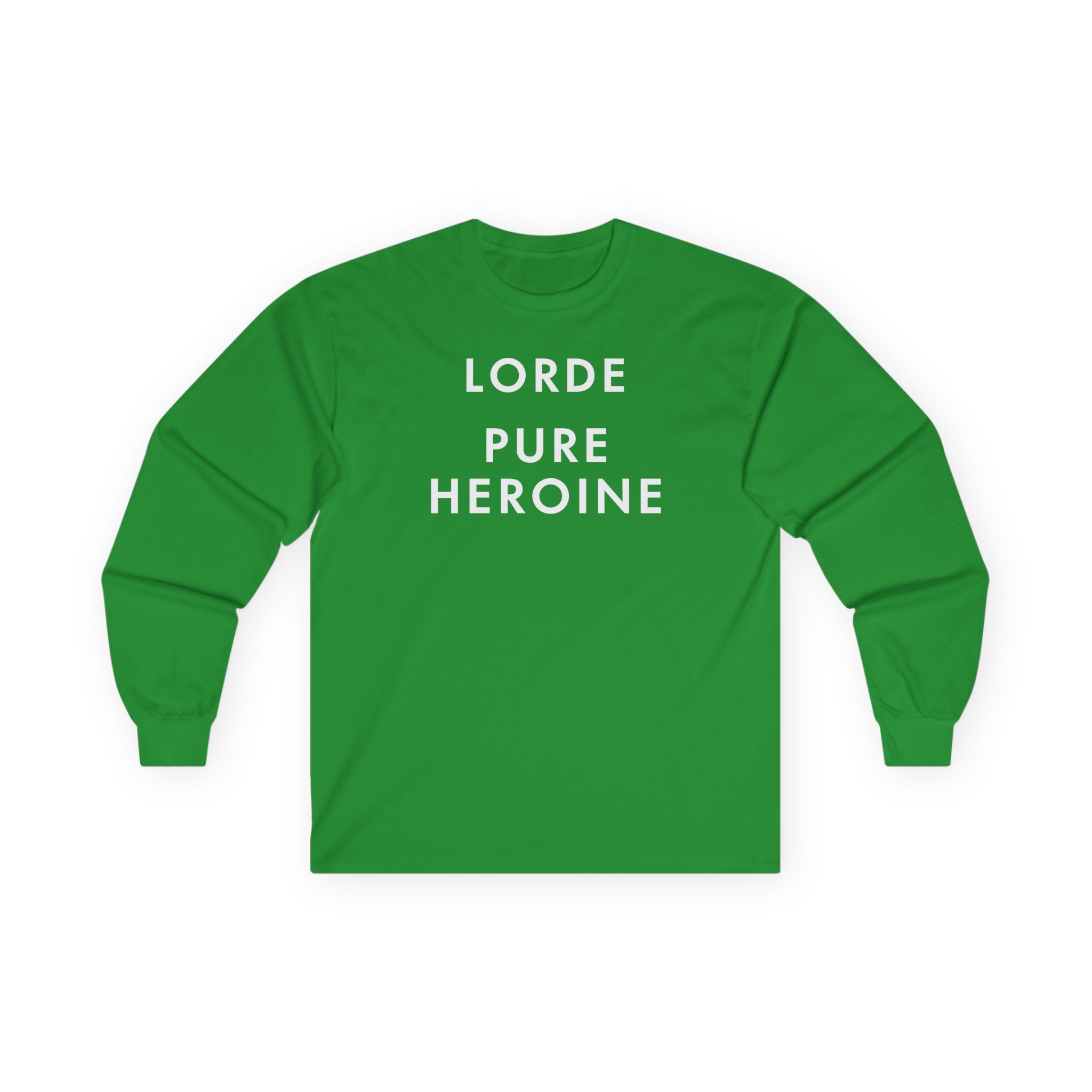 Lorde Pure Heroine Music Album Unisex Ultra Cotton Long Sleeve Tee