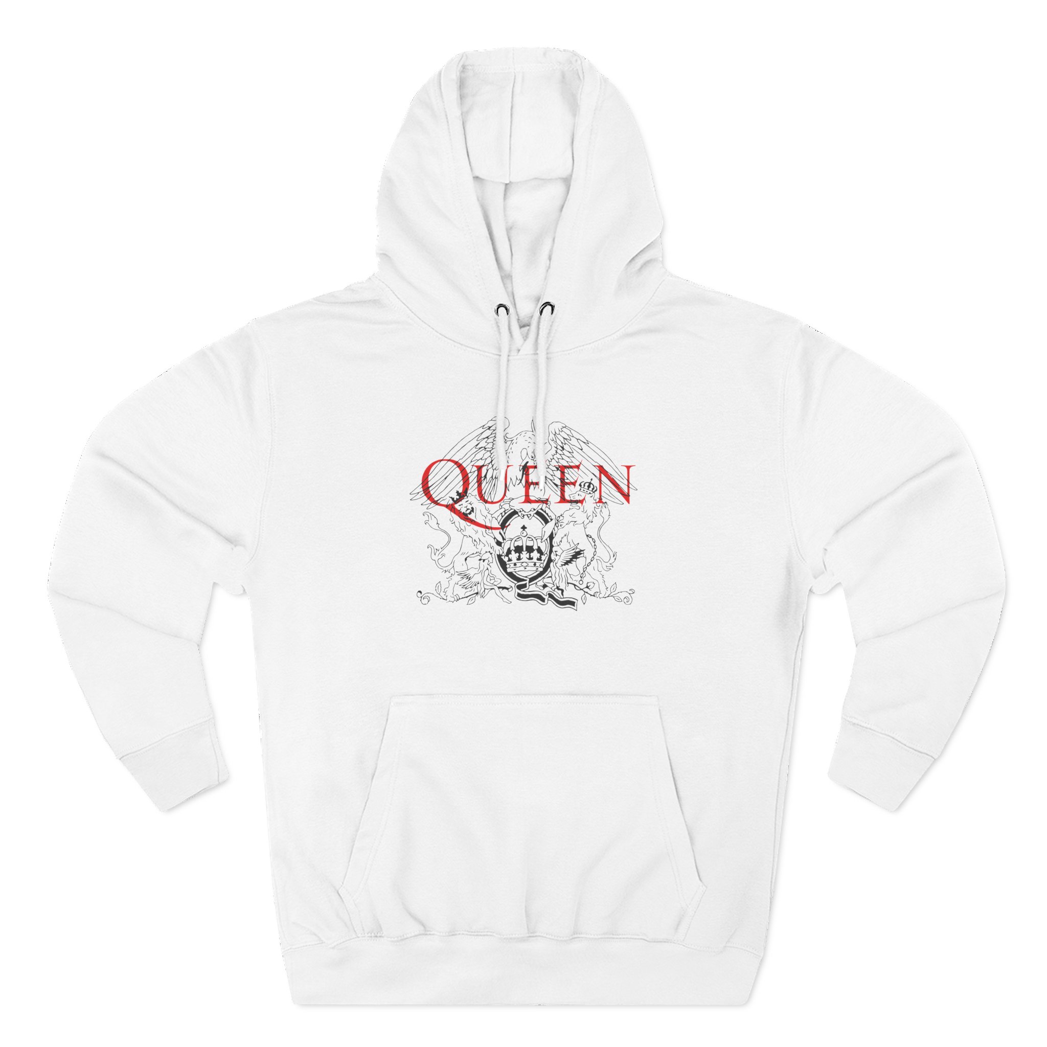 F M Queen Handwritten Three-Panel Fleece Hoodie