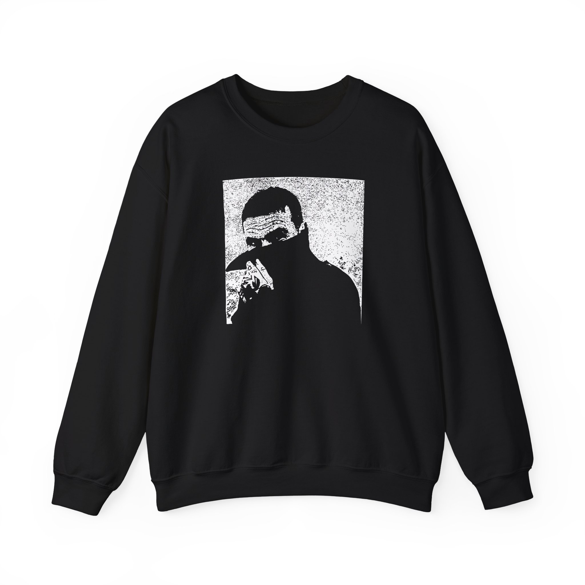 Night Sins Portrait in Silver Unisex Heavy Blendâ„¢ Crewneck Sweatshirt