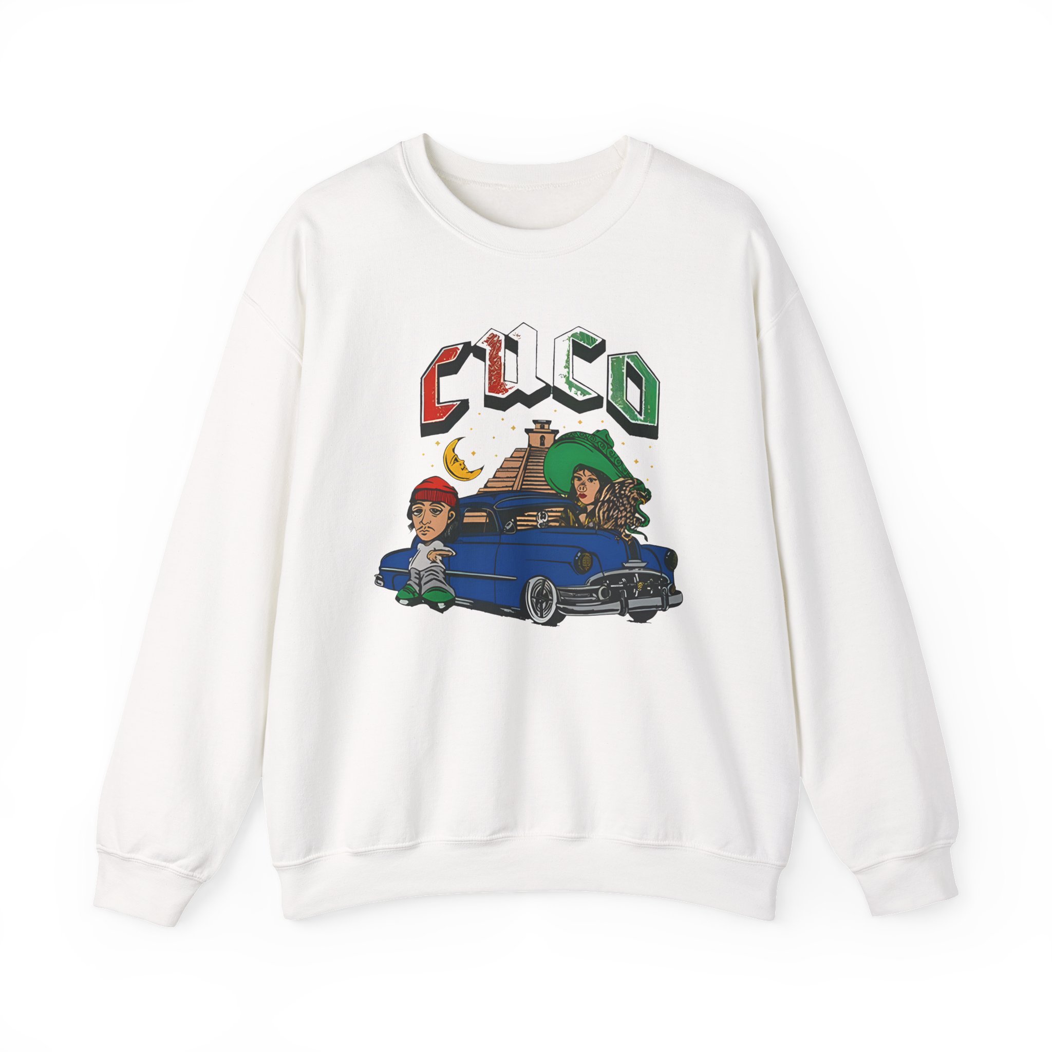 Cuco Car Unisex Heavy Blendâ„¢ Crewneck Sweatshirt