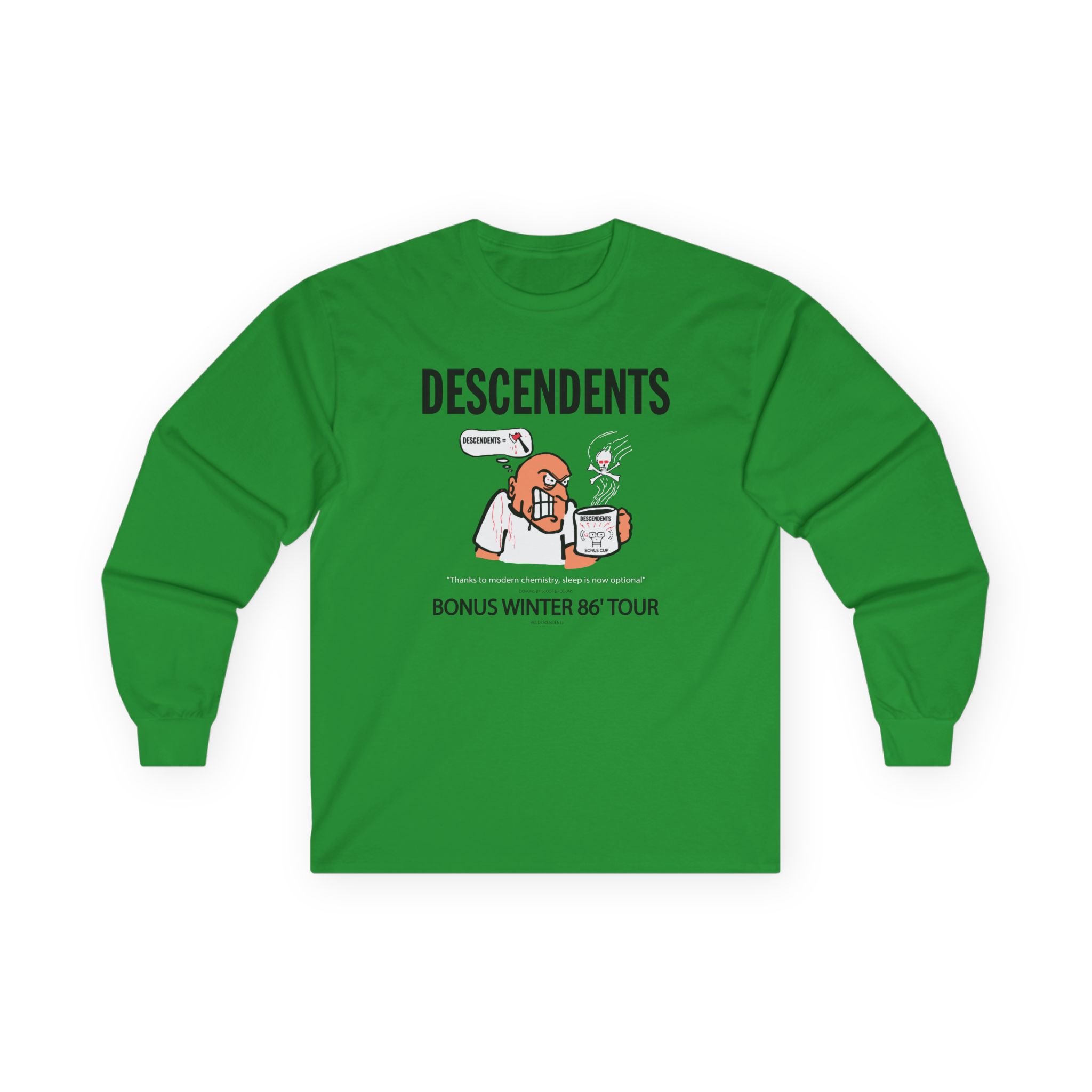 Descendents Bonus Cup '86 Tour Unisex Ultra Cotton Long Sleeve Tee