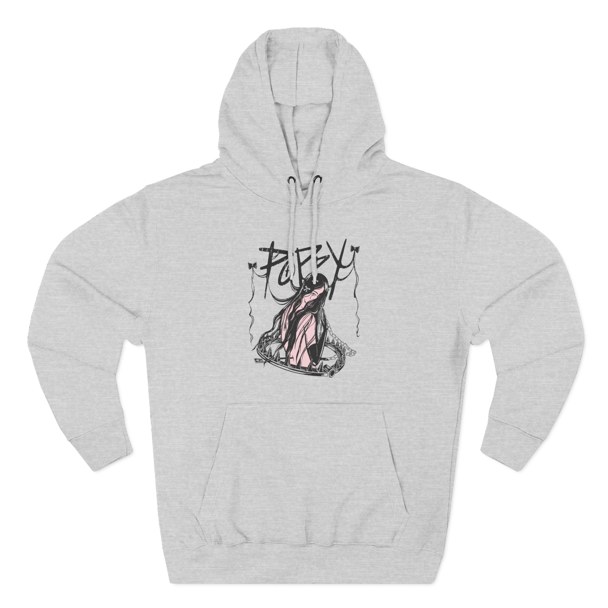 Poppy Three-Panel Fleece Hoodie