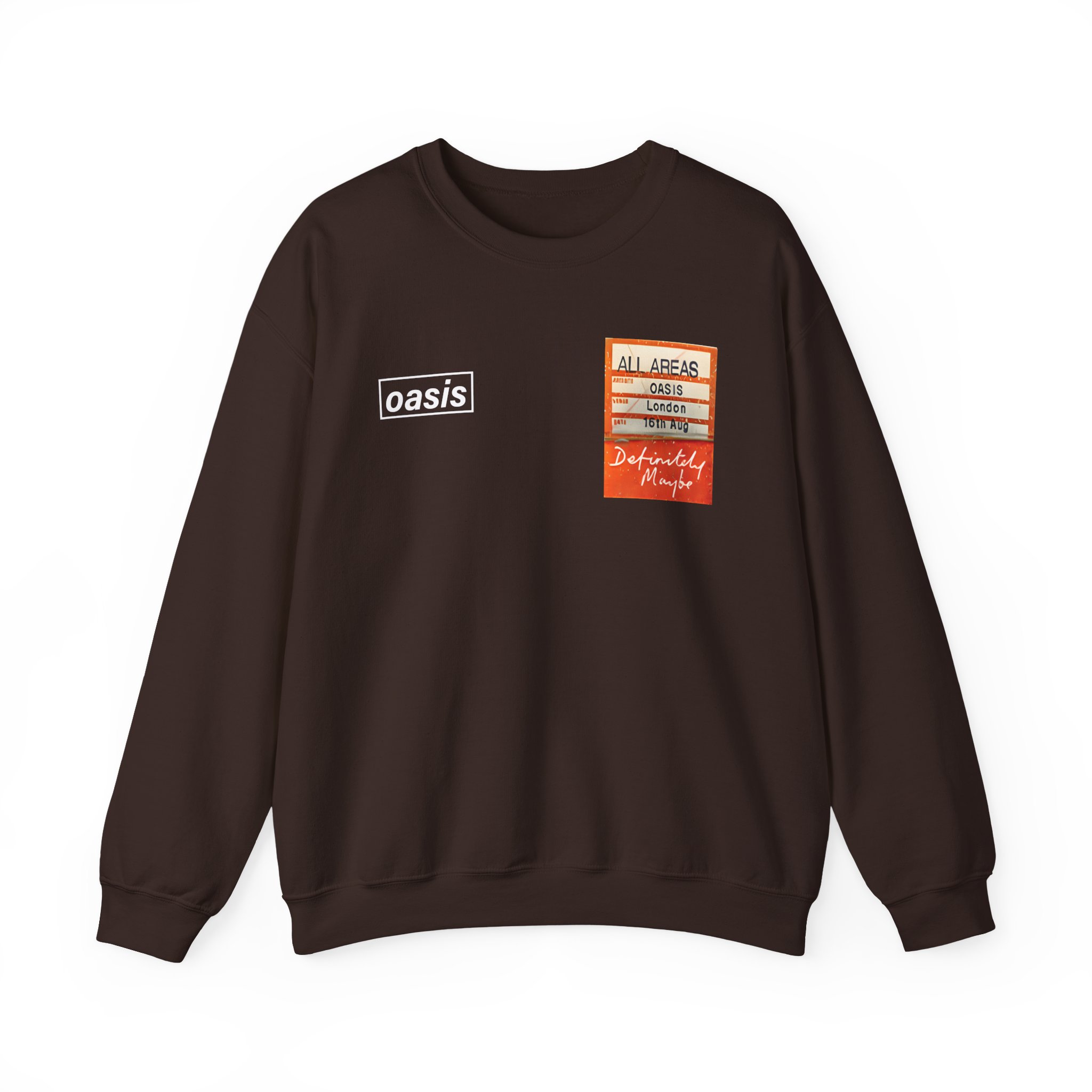 Oasis Setlist Unisex Heavy Blendâ„¢ Crewneck Sweatshirt