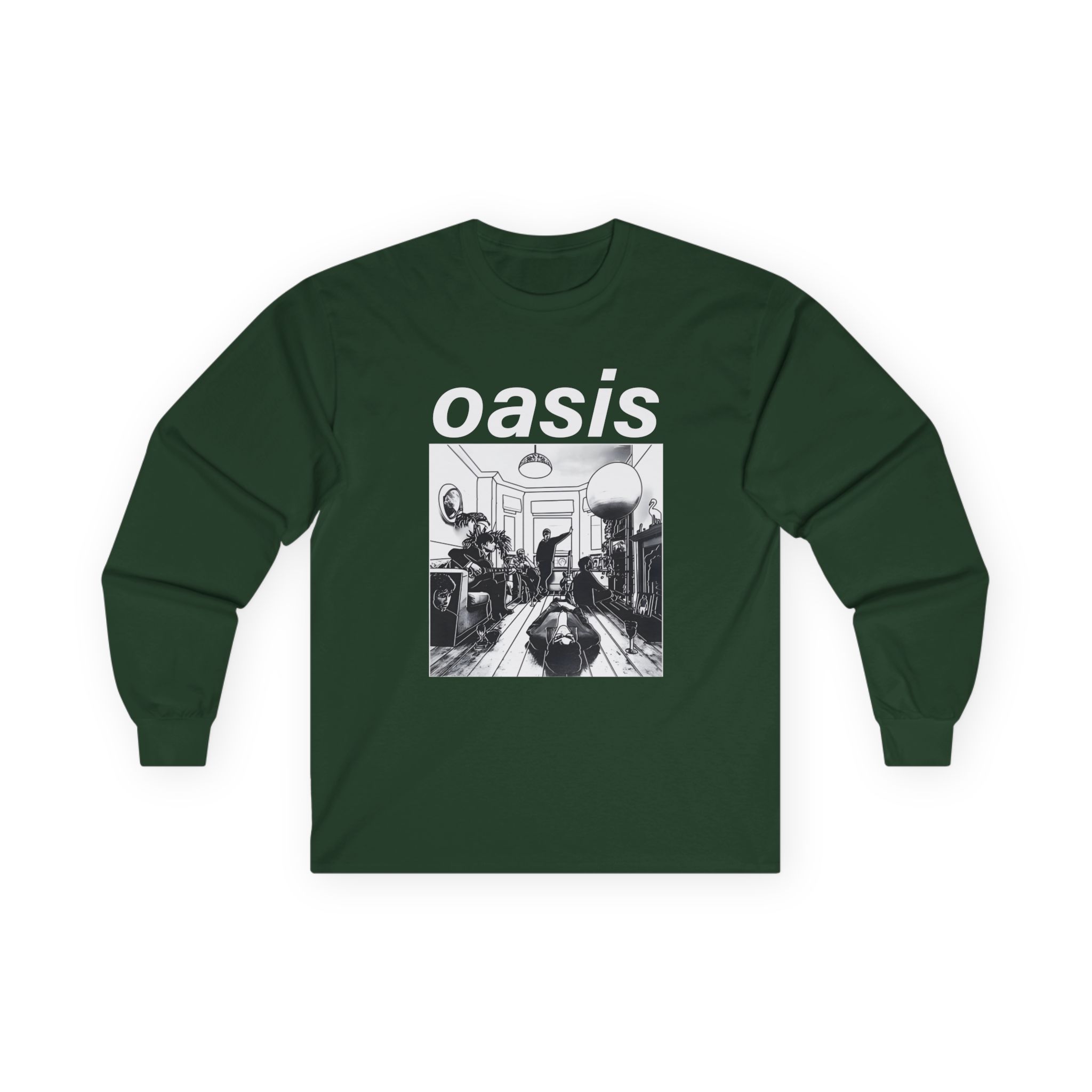 Oasis Definitely Maybe Artwork Unisex Ultra Cotton Long Sleeve Tee