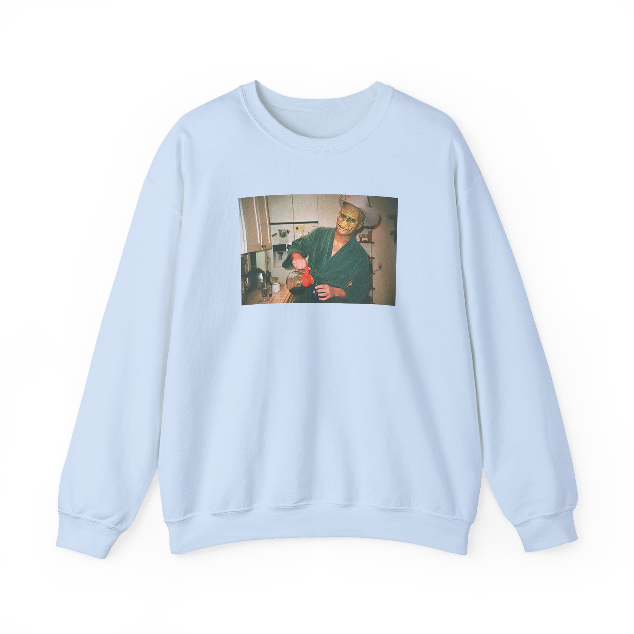 Mac Demarco Lizard Man Coffee Unisex Heavy Blendâ„¢ Crewneck Sweatshirt