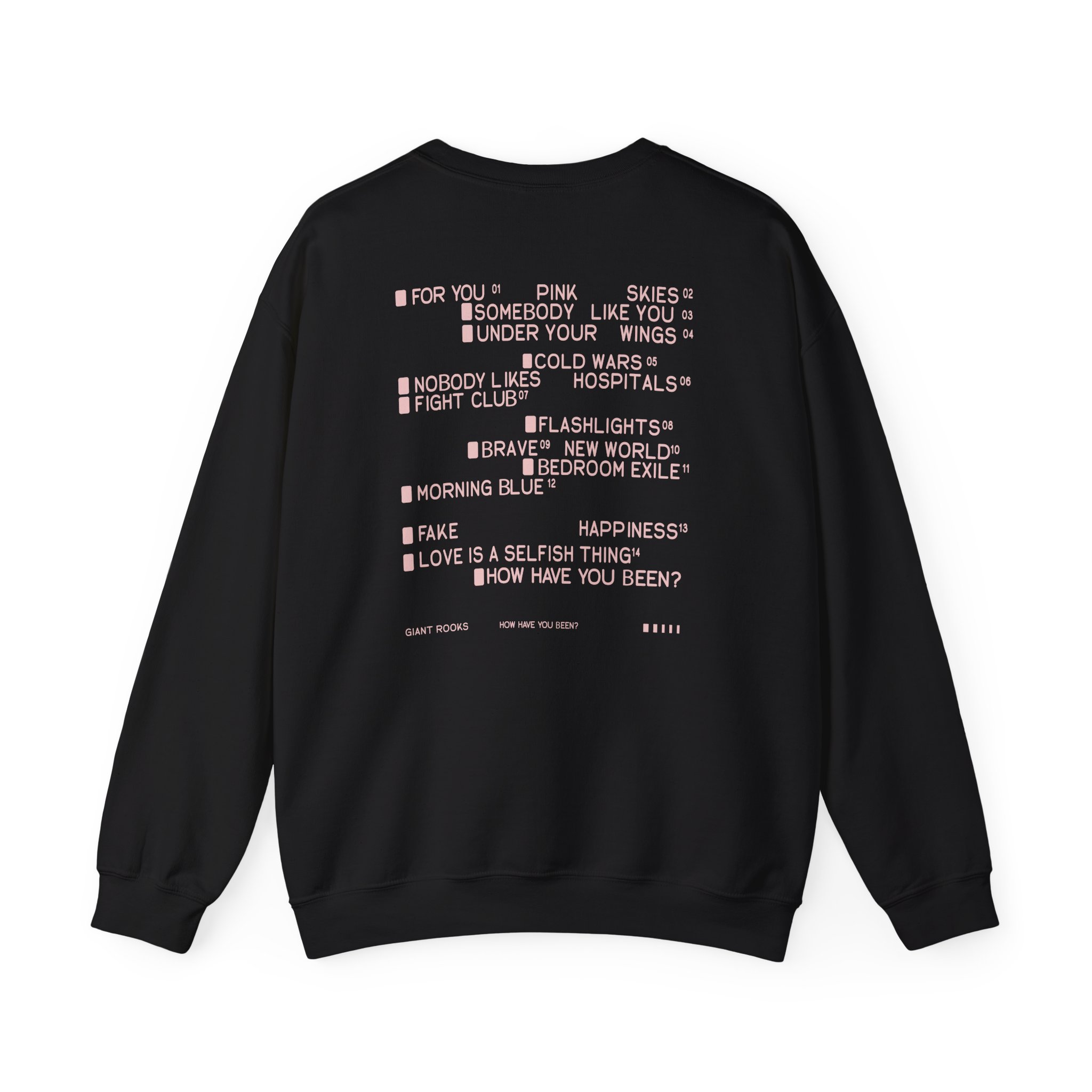 Giant Rooks Tracklisting Unisex Heavy Blendâ„¢ Crewneck Sweatshirt