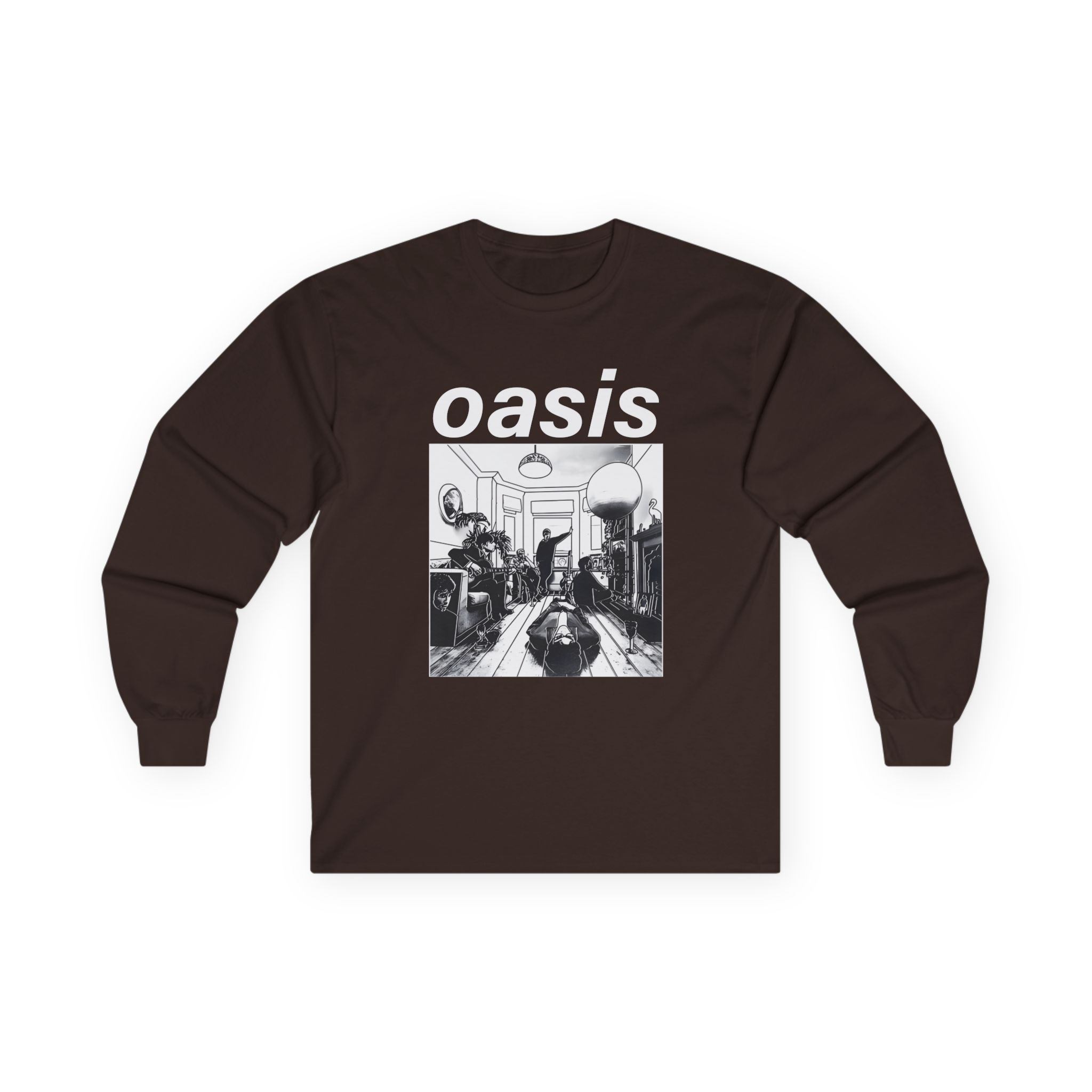 Oasis Definitely Maybe Artwork Unisex Ultra Cotton Long Sleeve Tee